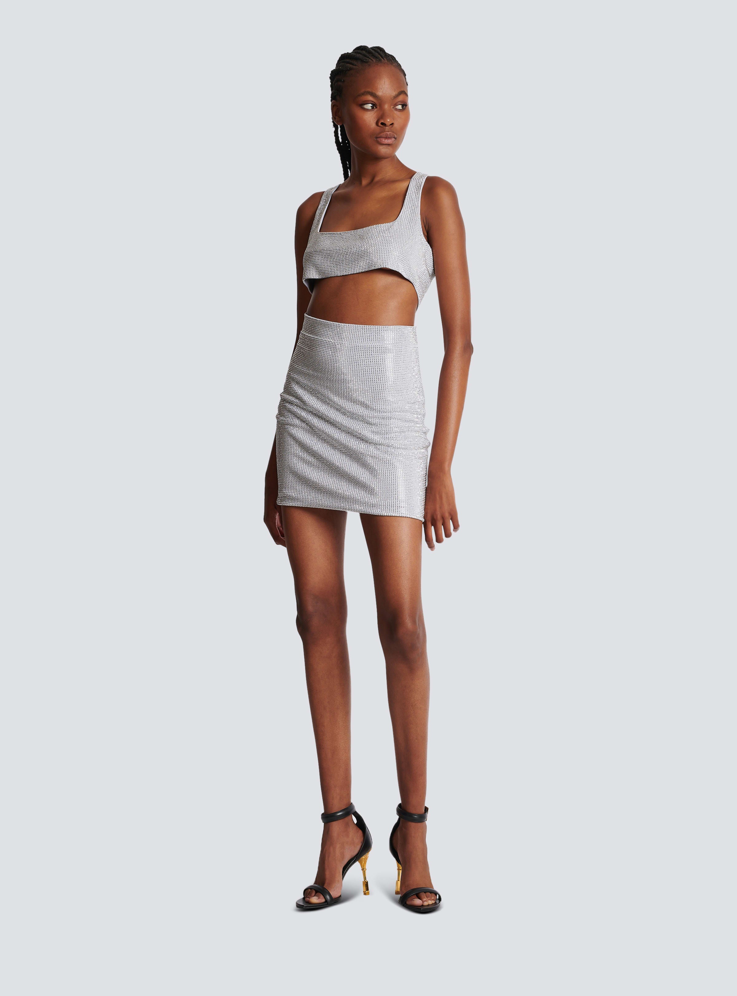 BALMAIN WOMEN'S STRASSED BRA TOP - MY THERESA NWT