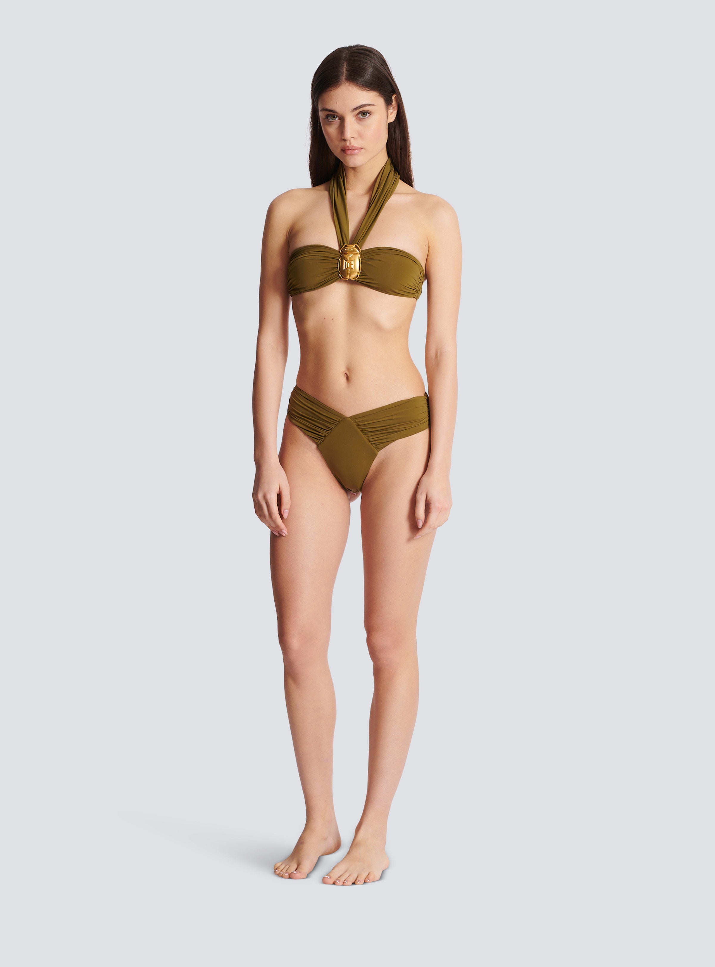 BALMAIN WOMEN'S UMBER RUCHED SLIP UNDERWEAR
