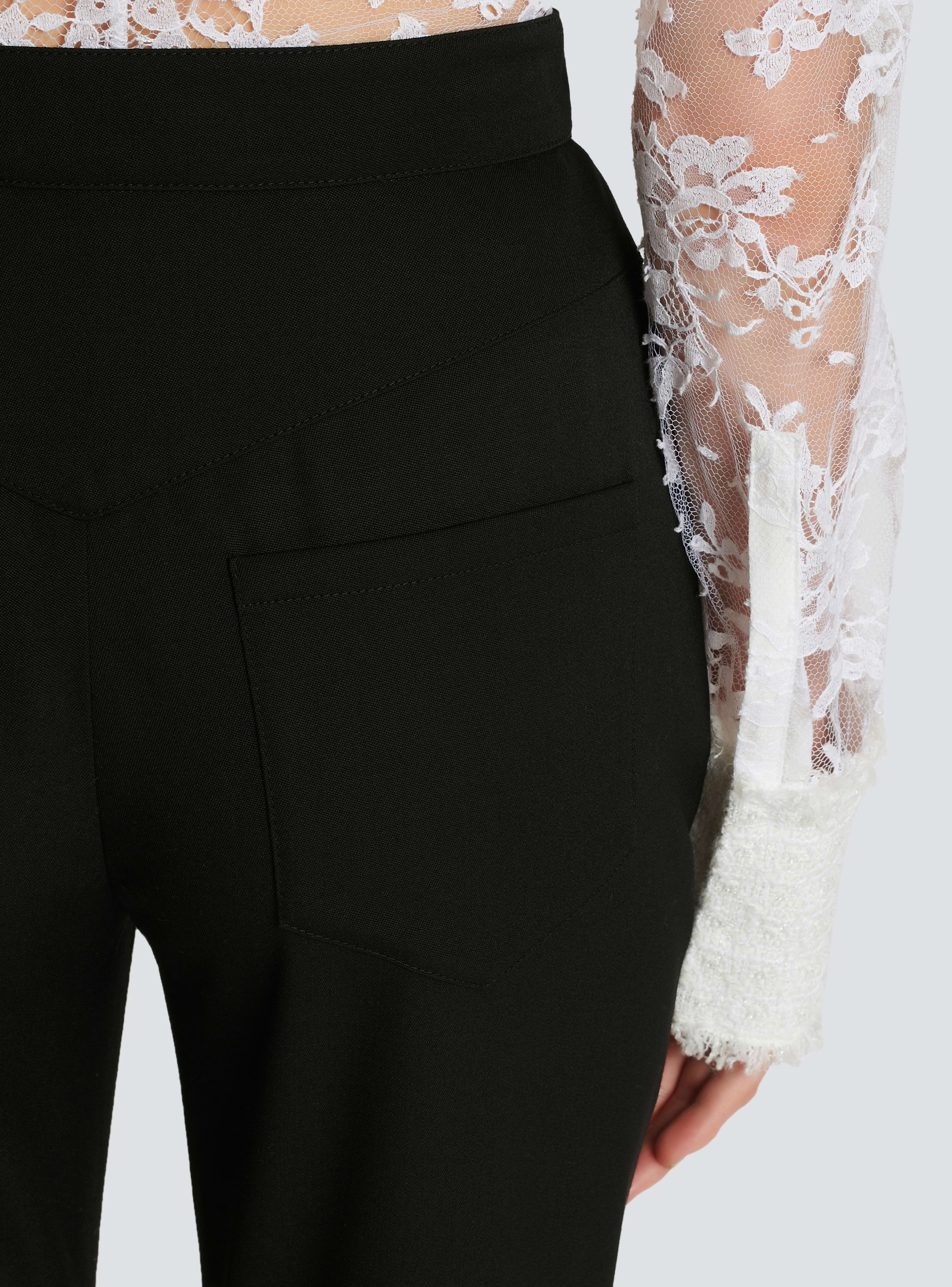BALMAIN WOMEN'S PADED STRETCH GDP SKINNY PANTS NWT