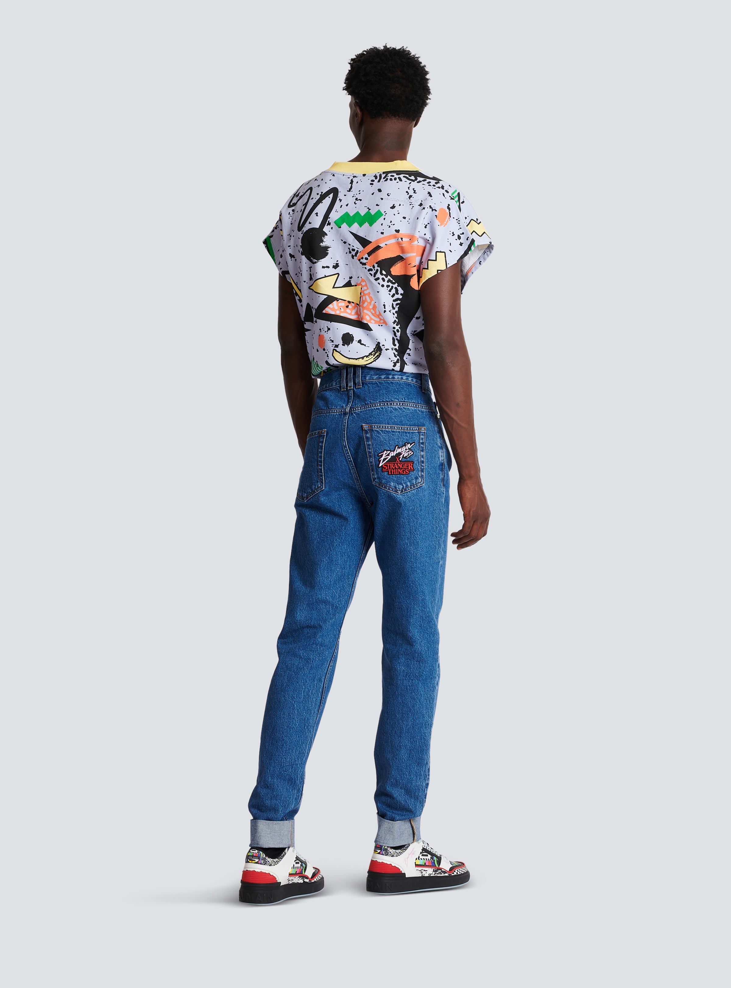 BALMAIN MEN'S HIGH WASTED JEANS-5754 NWT