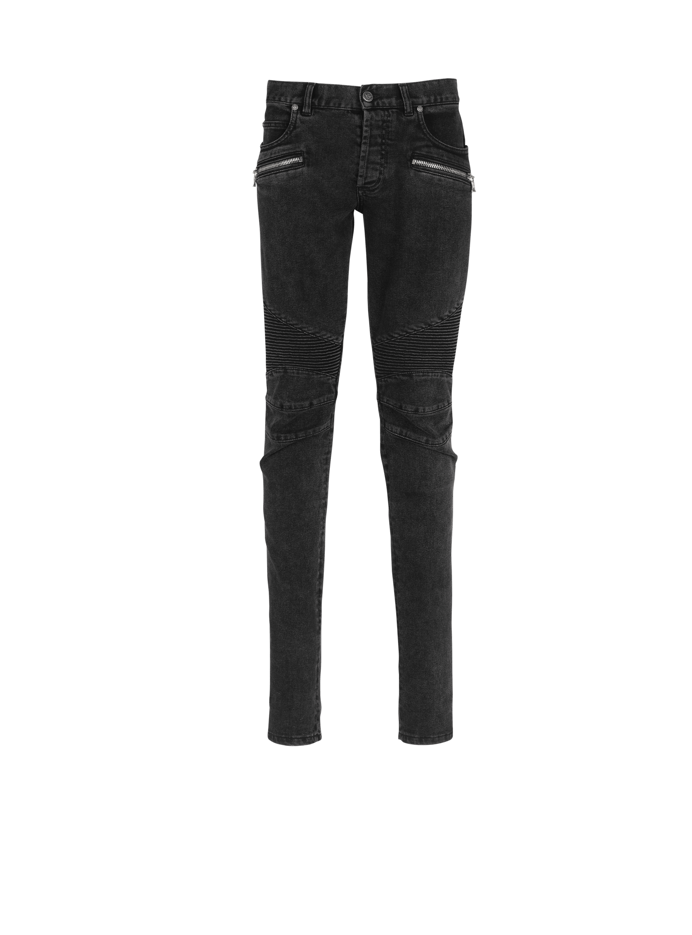 BALMAIN MEN'S PANTALON DENIM SLIM REVERS NWT