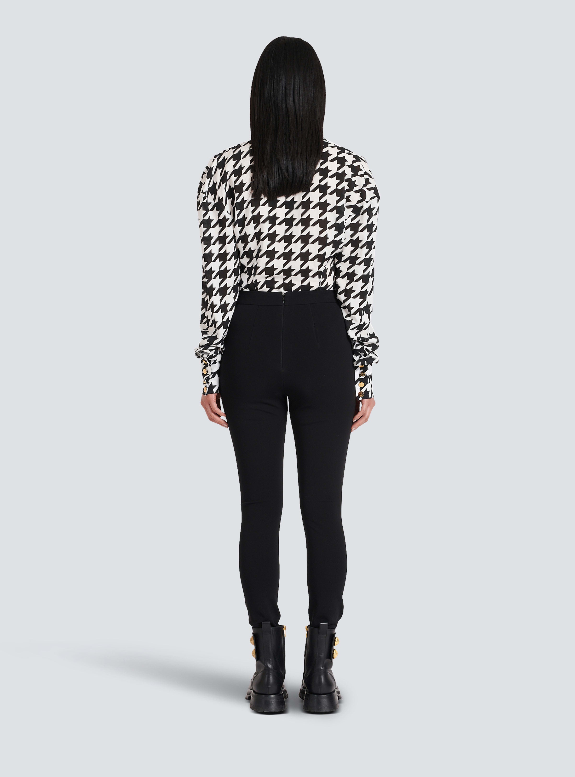 BALMAIN WOMEN'S HW 6BTN JERSEY STRETCH SKINNY PANTS NWT