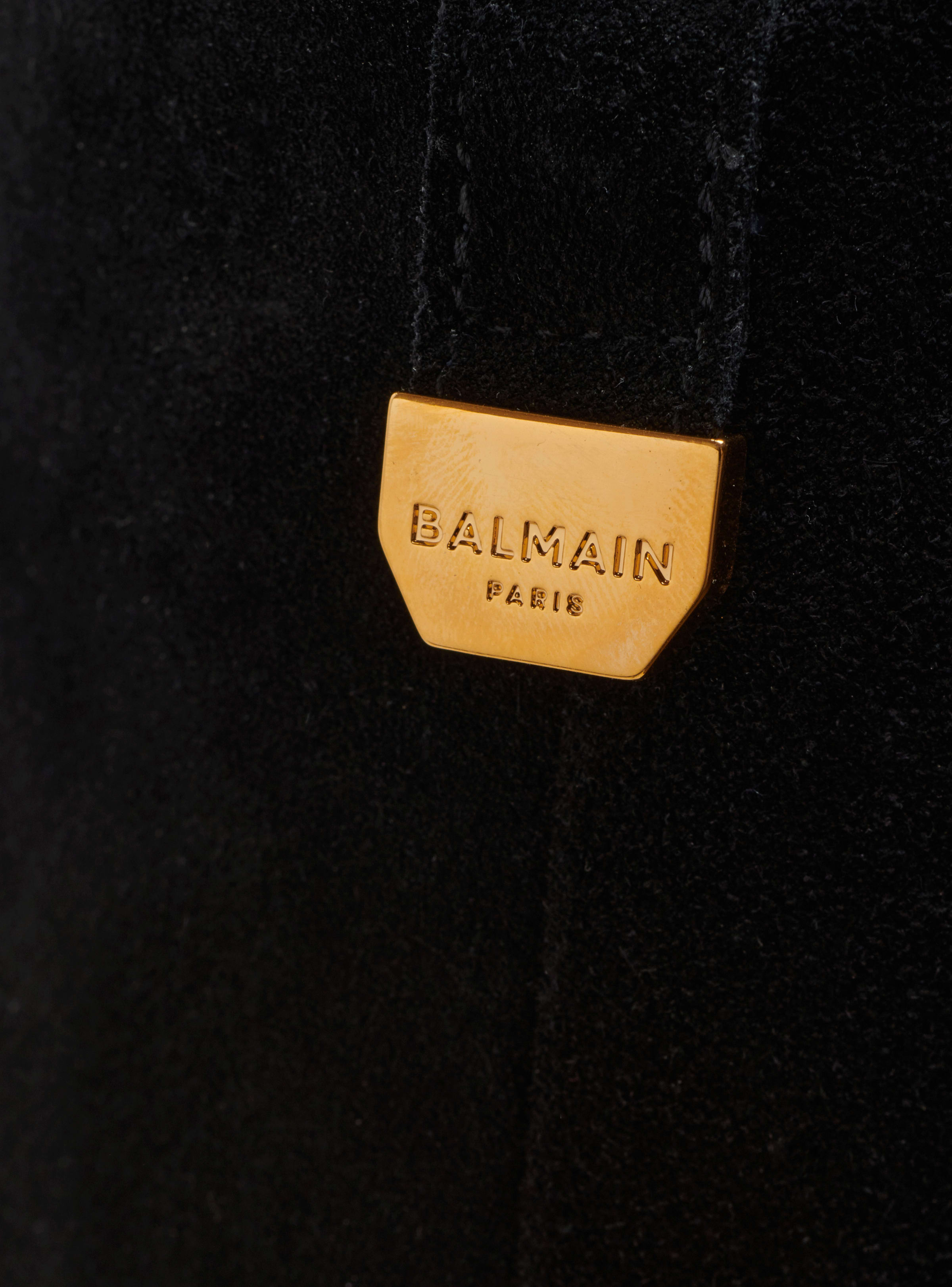 BALMAIN WOMEN'S BOOT ARIEL-SUEDE LEATHER NWT