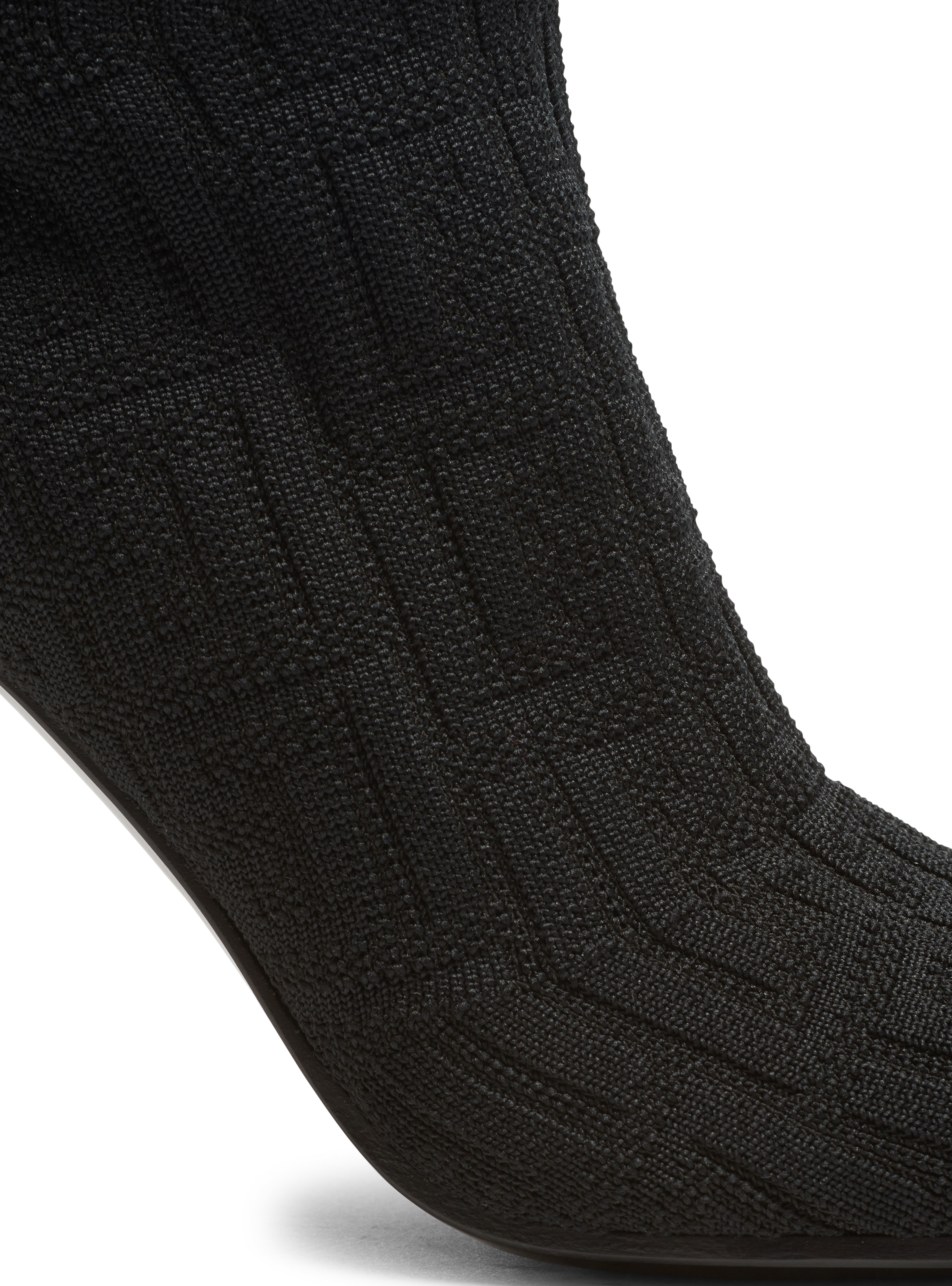 BALMAIN WOMEN'S OTK BOOT MONETA-MONOGRAM KNIT NWT