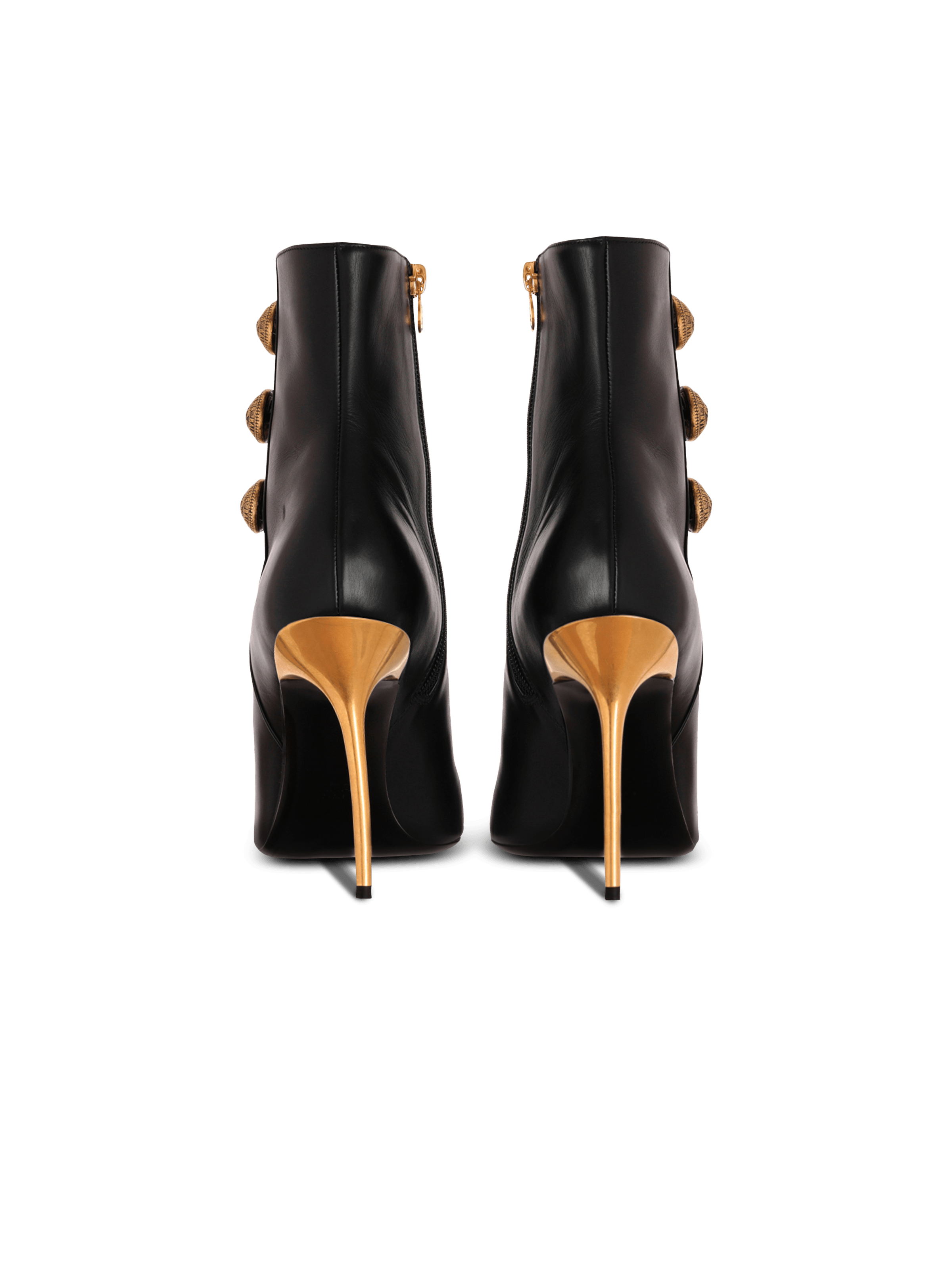 BALMAIN WOMEN'S ANKLE BOOT RONI-CALFSKIN NWT