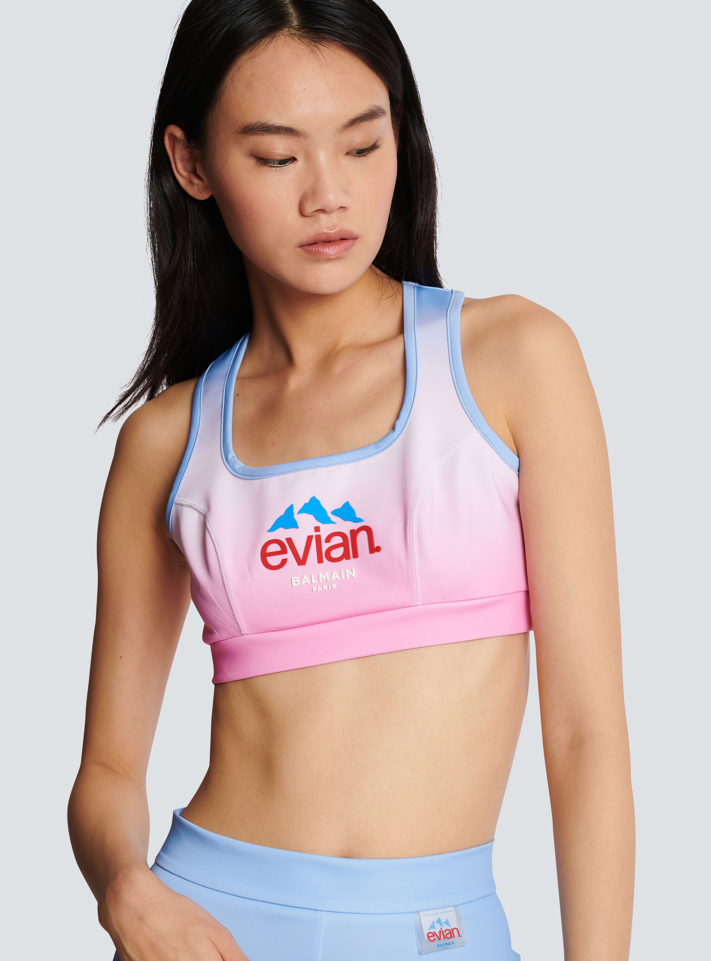 BALMAIN WOMEN'S BALMAIN X EVIAN LYCRA BRA NWT