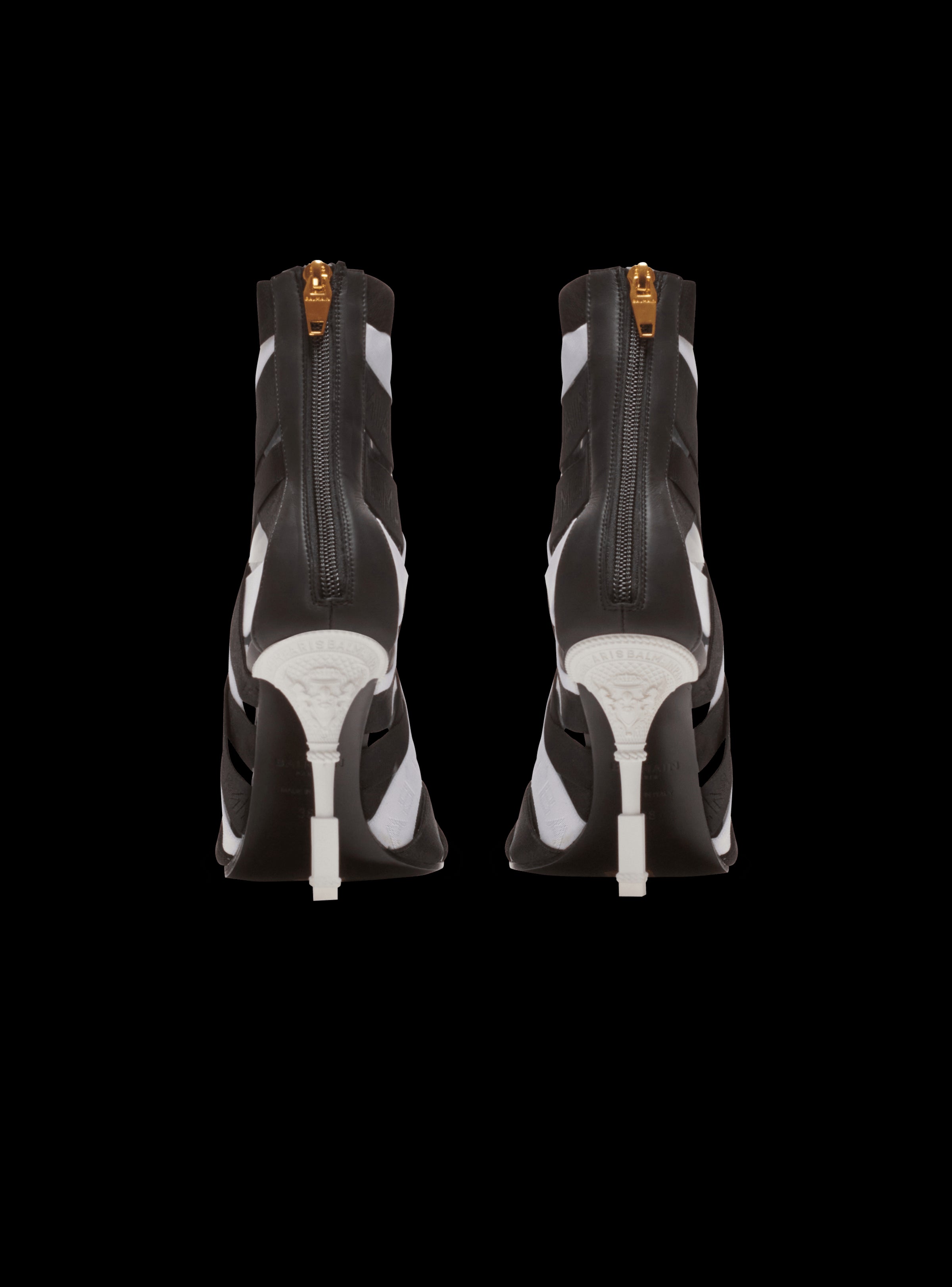 BALMAIN WOMEN'S SANDAL MONETA-ELASTIC&LOGO NWT