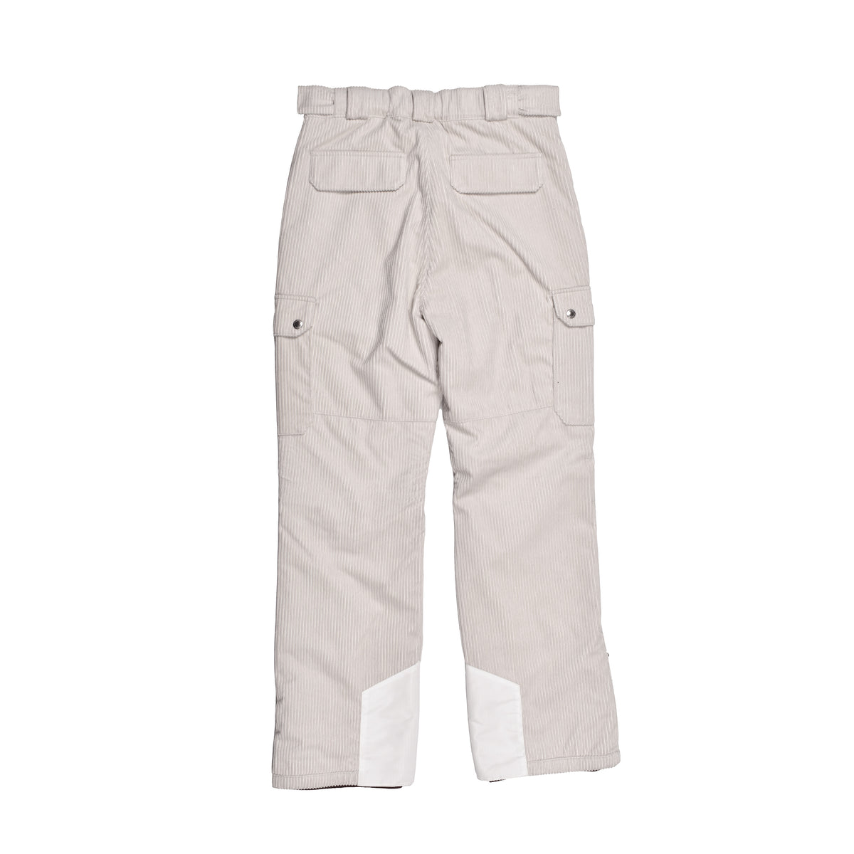 BRUNELLO CUCINELLI MEN'S LIGHT GREY CORDUROY TROUSERS
