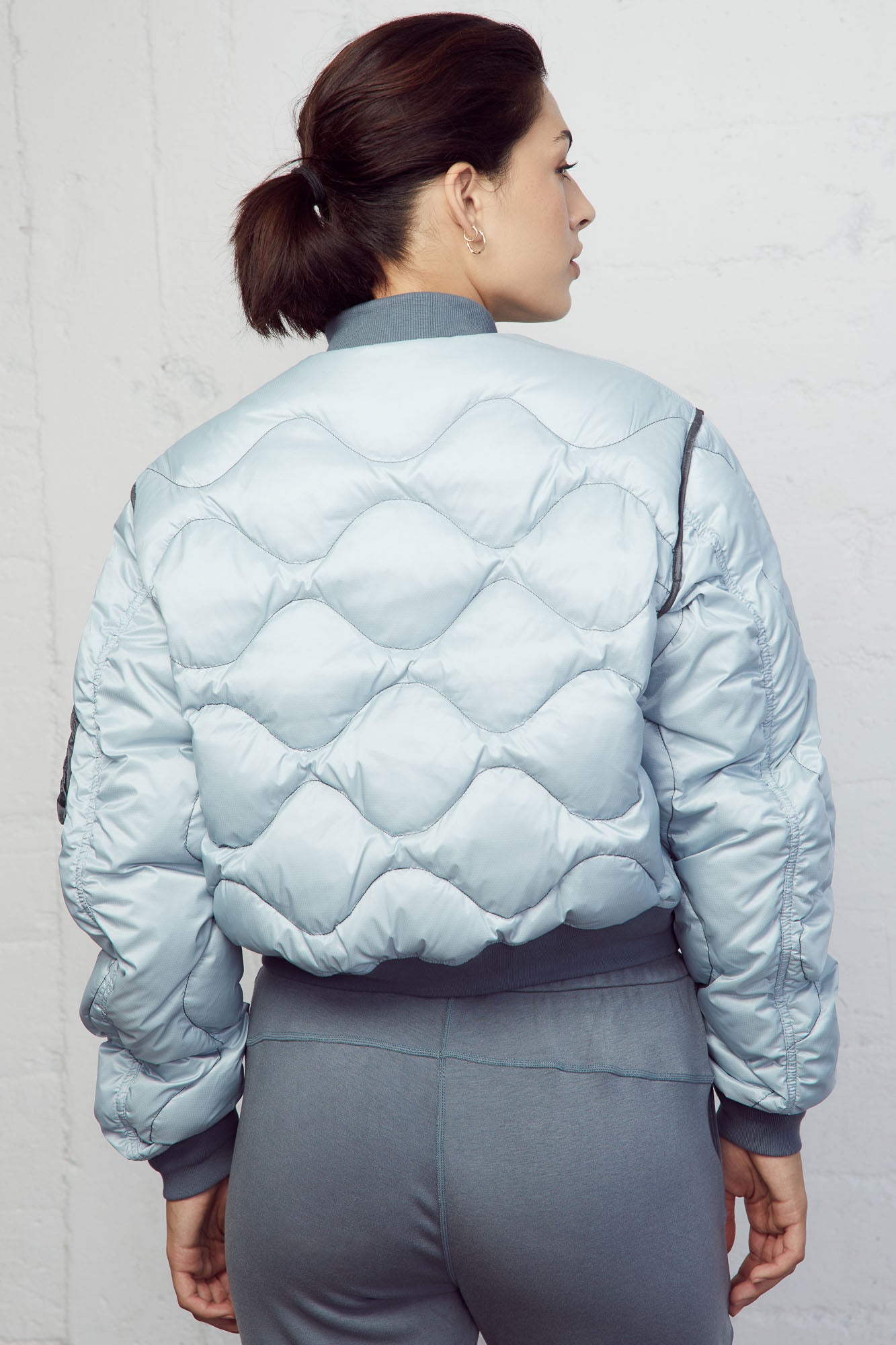 Monroe Quilted Bomber Jacket