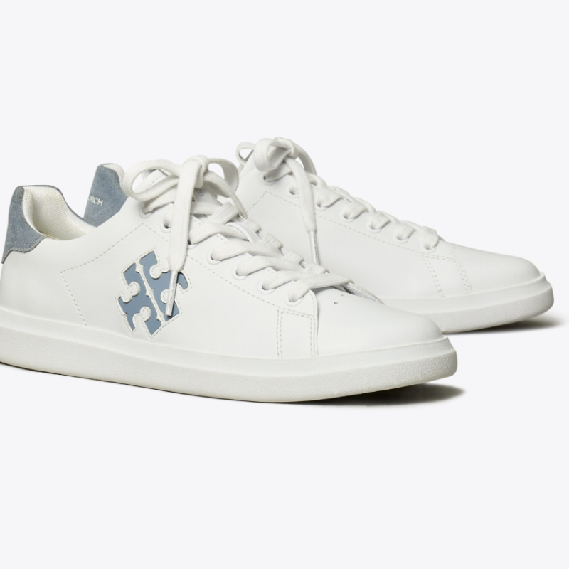 Womens | Tory Burch Howell Court Sneakers White/Aria Blue
