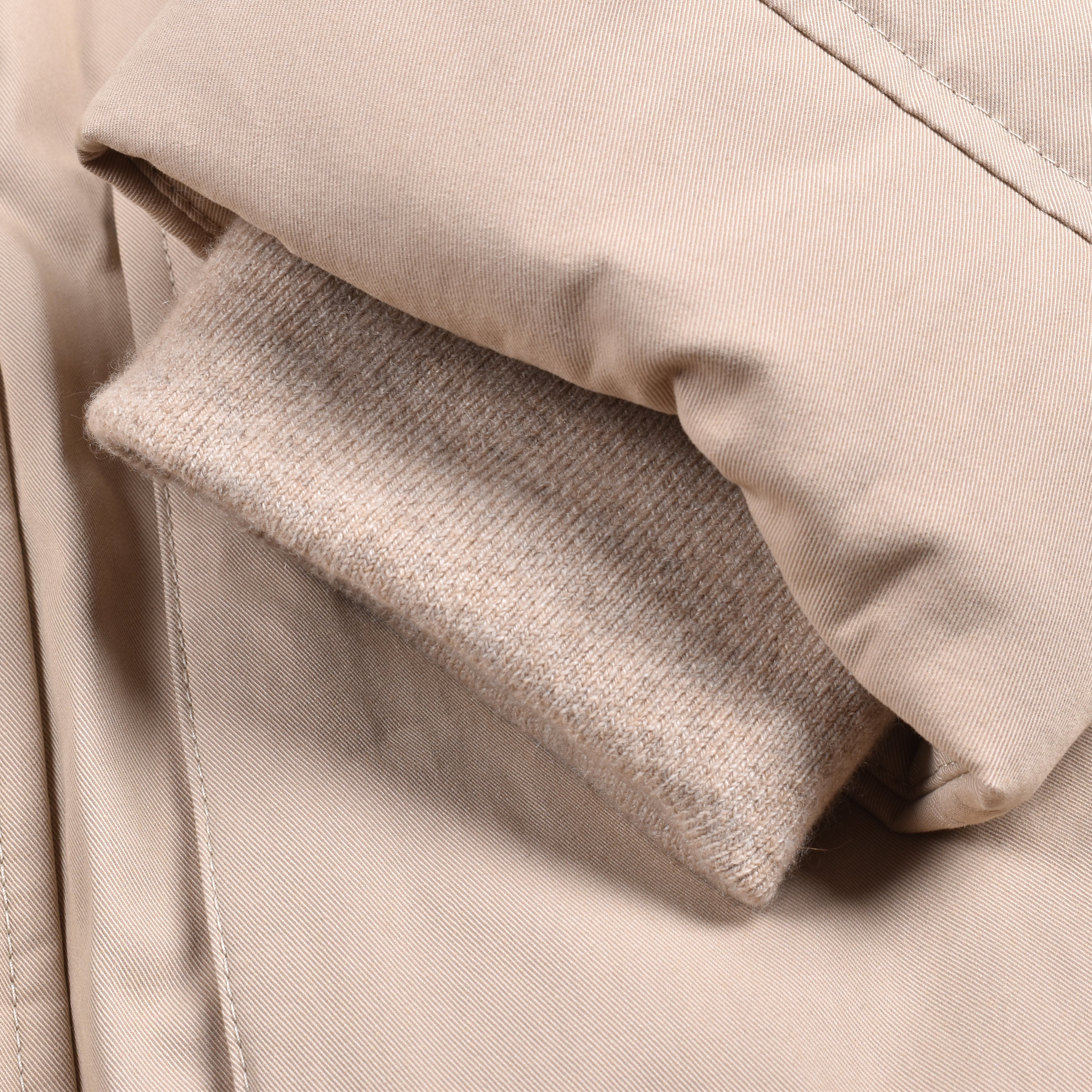 BRUNELLO CUCINELLI MEN'S SAND QUILTED DOWN PARKA JACKET