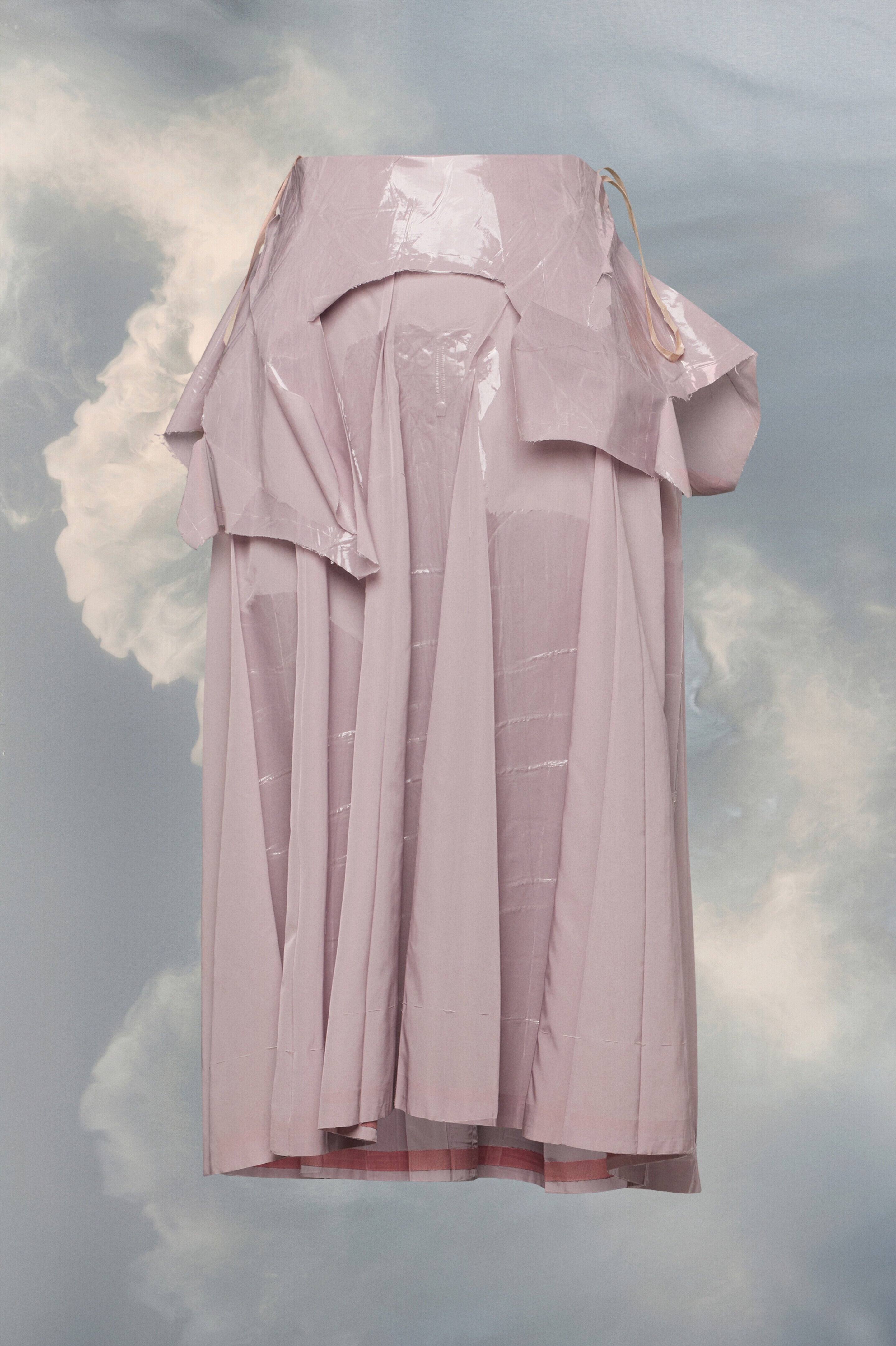MAISON MARGIELA WOMEN'S DUSTY ROSE MIDI SKIRT
