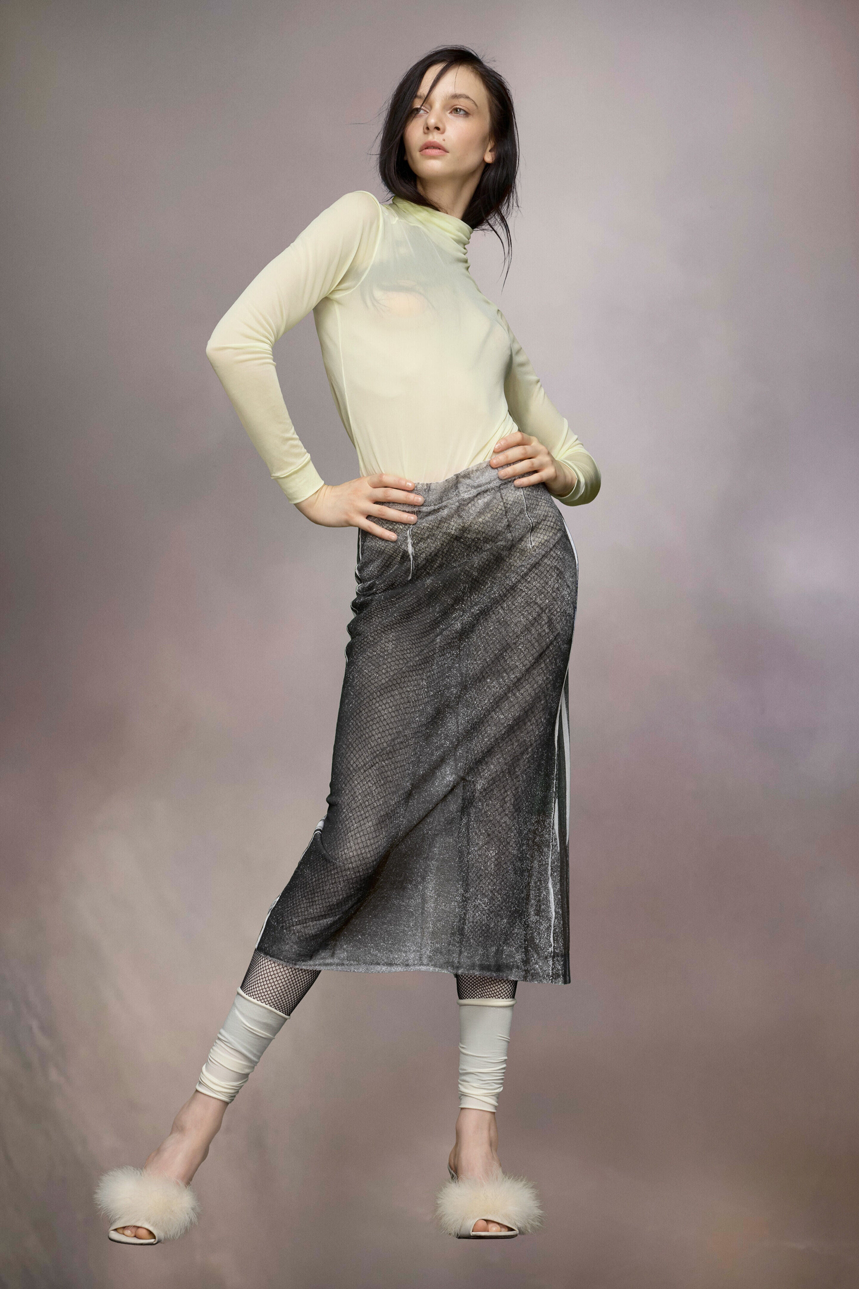 MAISON MARGIELA WOMEN'S POLLEN TURTLENECK BODYSUIT