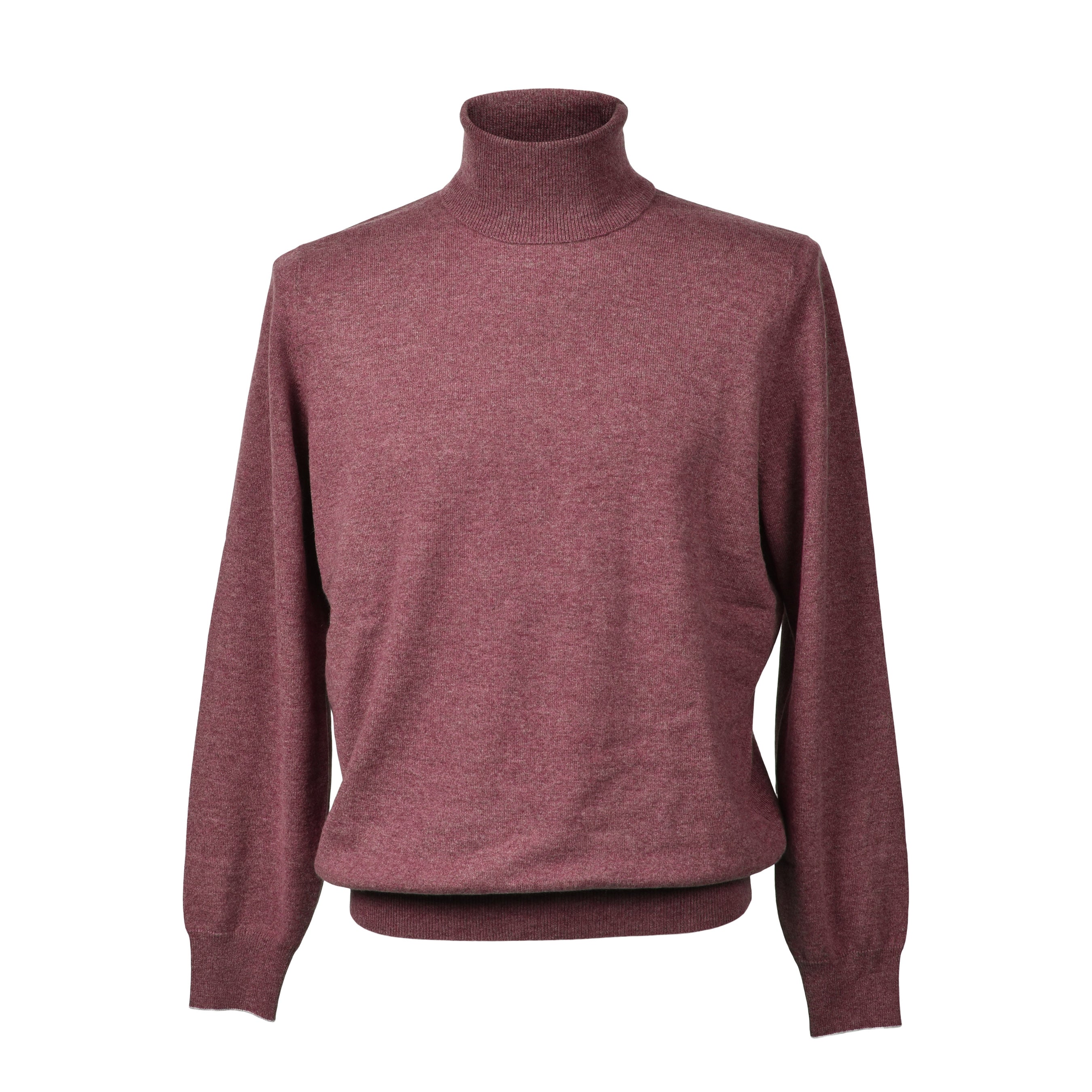 BRUNELLO CUCINELLI MEN'S DUSTY PINK CASHMERE SWEATER