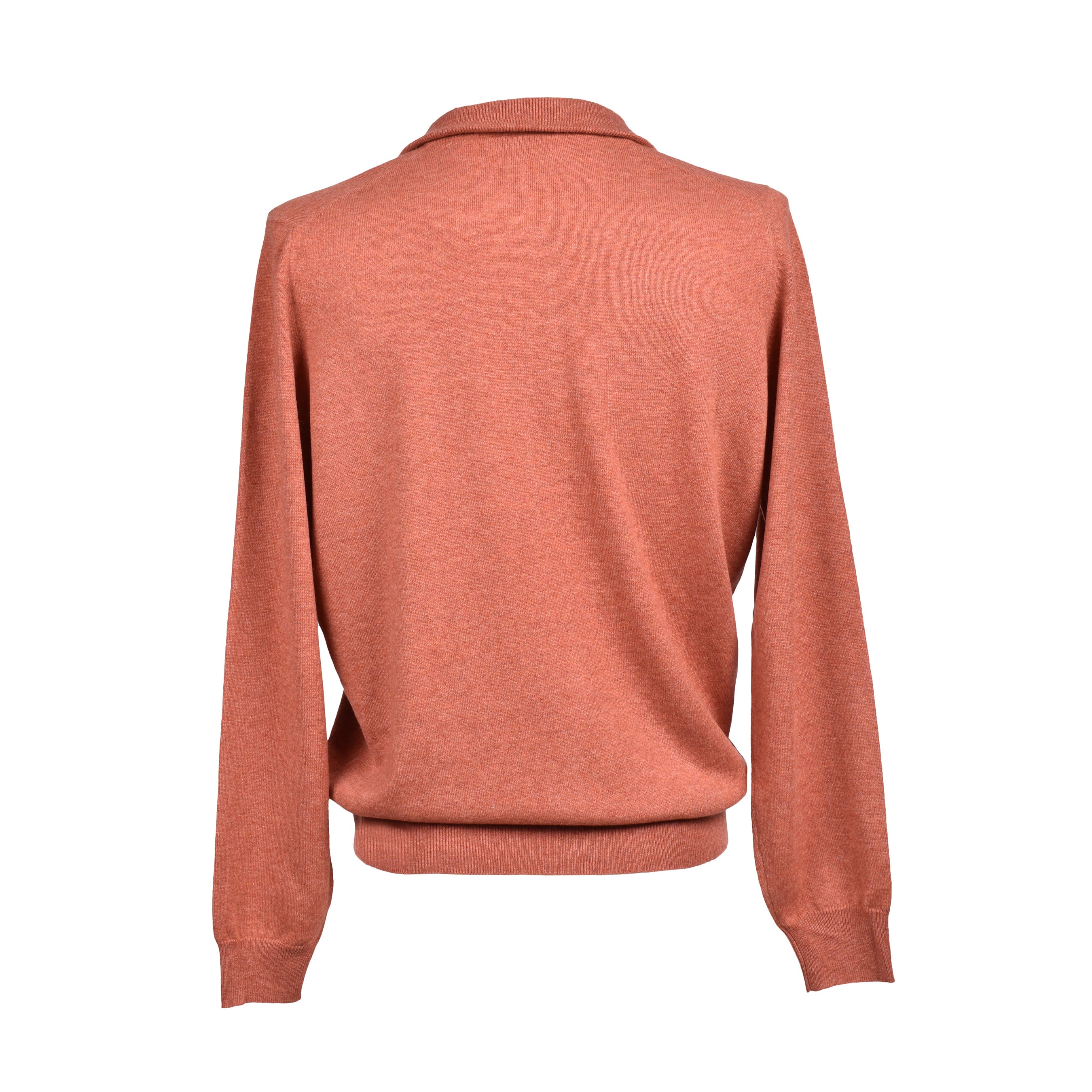 BRUNELLO CUCINELLI MEN'S LOBSTER CASHMERE ZIP-UP SWEATER