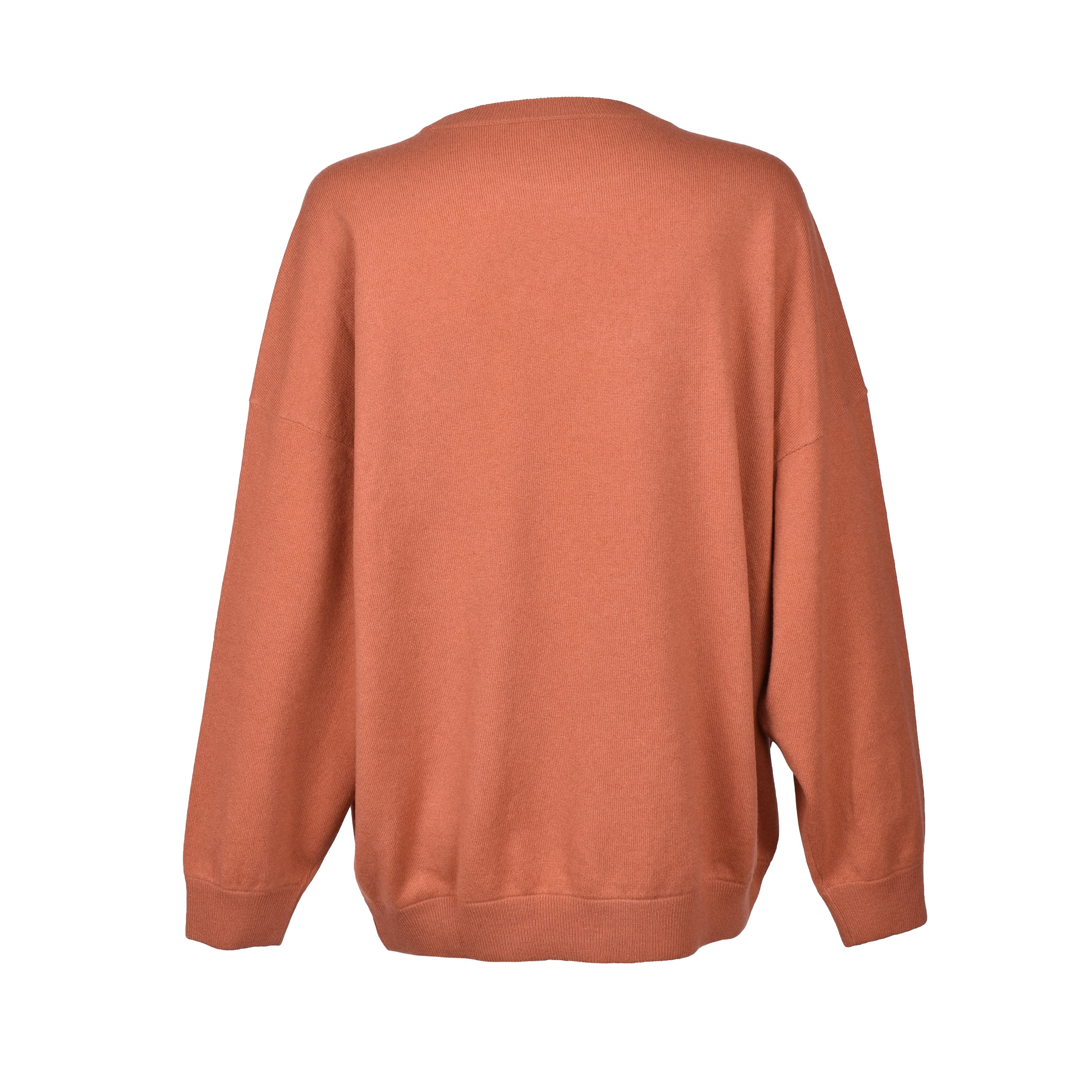 BRUNELLO CUCINELLI WOMEN'S SALMON CASHMERE BLEND CREW NECK SWEATER
