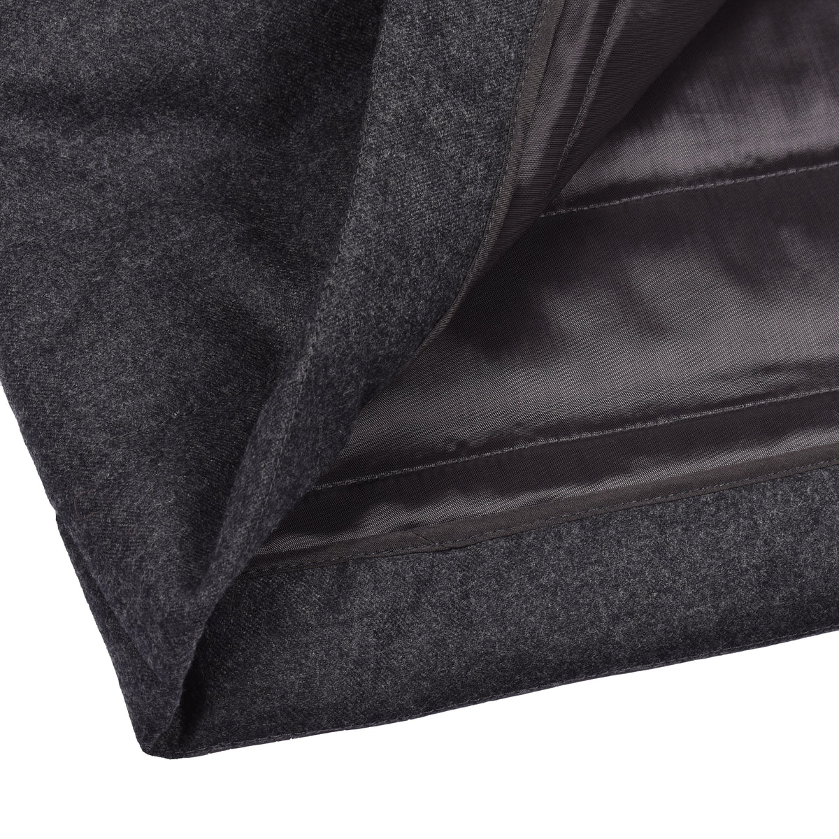 BRUNELLO CUCINELLI WOMEN'S DARK GREY WOOL SKIRT