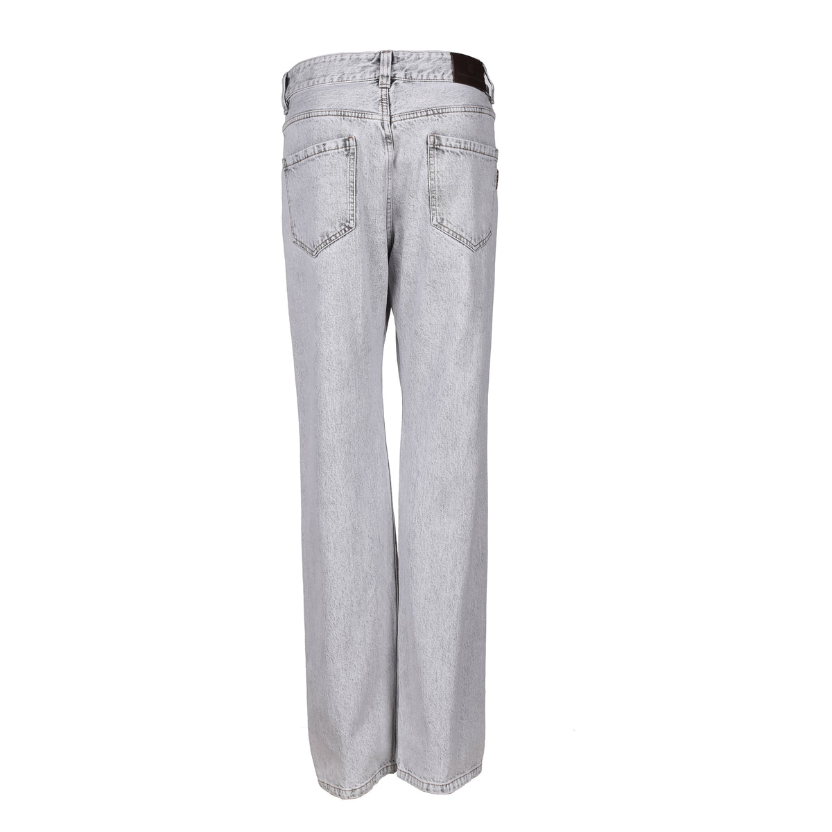 BRUNELLO CUCINELLI WOMEN'S LIGHT GREY RETRO TROUSERS
