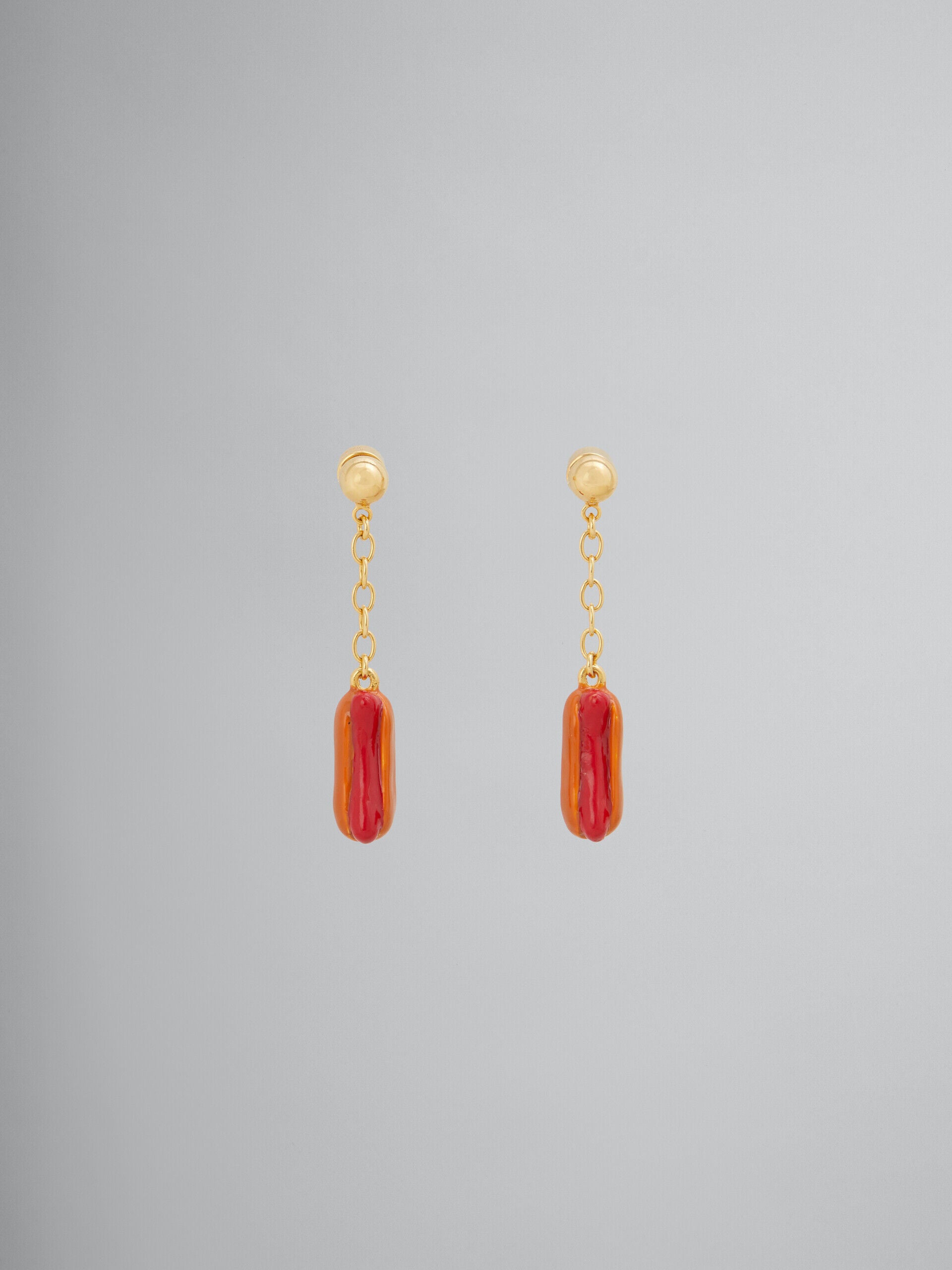 MARNI WOMEN'S GOLD CHAIN DROP EARRINGS