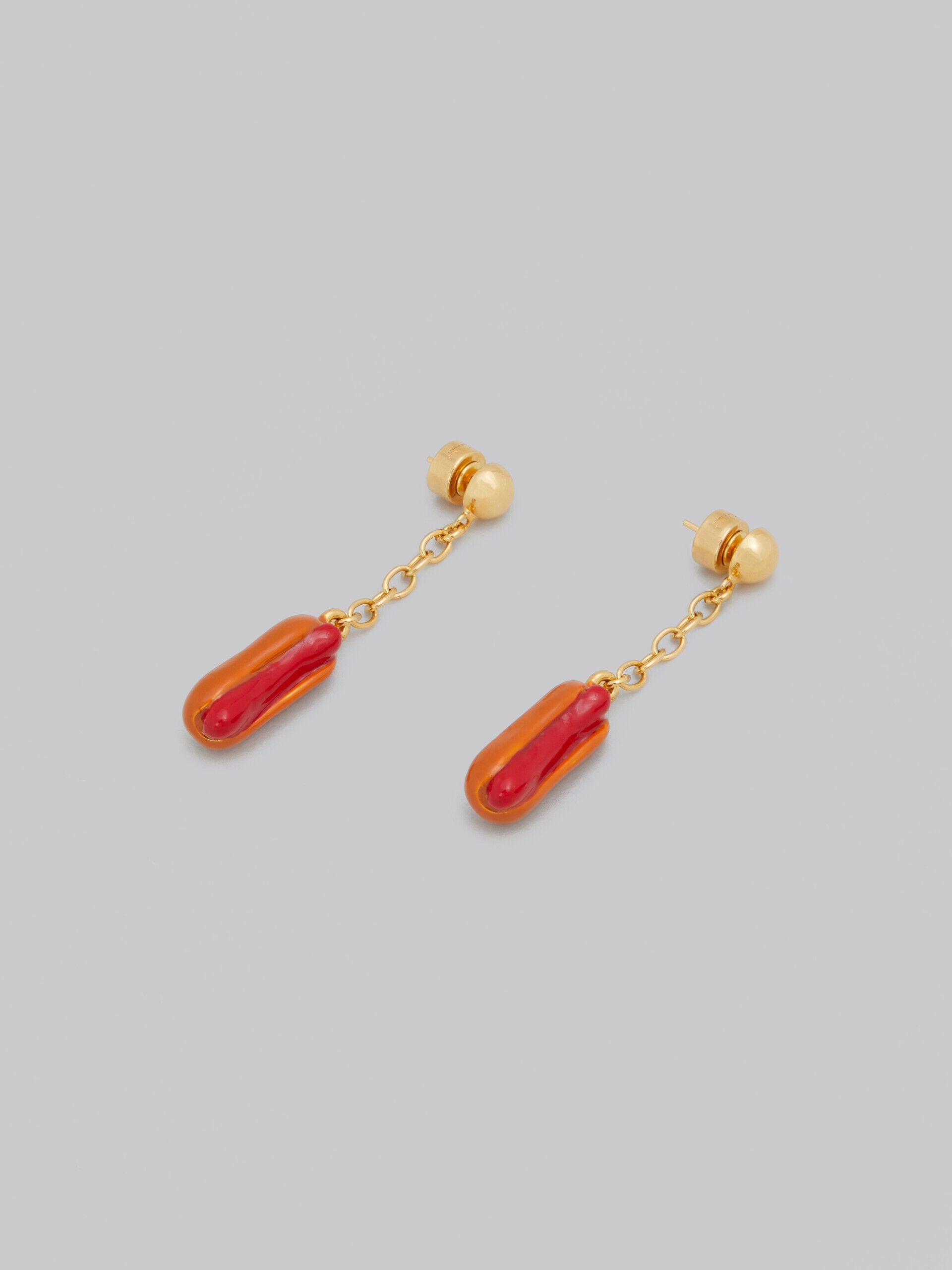 MARNI WOMEN'S GOLD CHAIN DROP EARRINGS