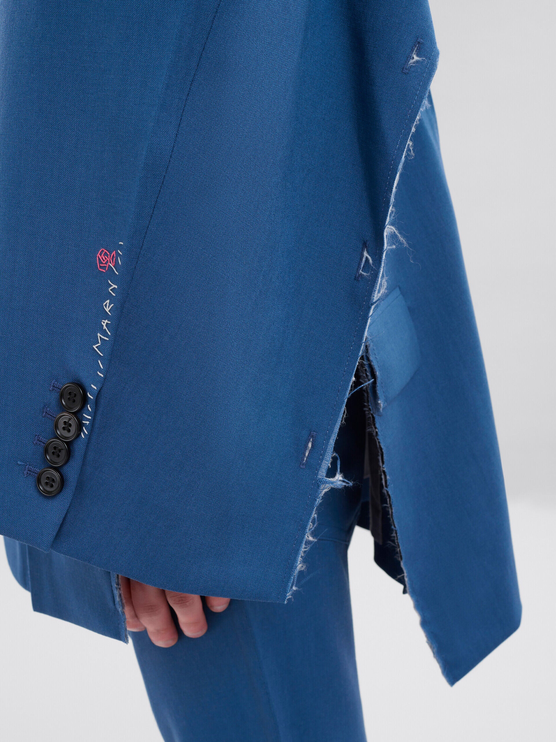 MARNI MEN'S BLUE TAILORED BLAZER