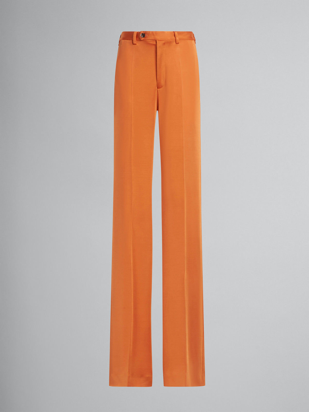 MARNI WOMEN'S BRIGHT ORANGE STRAIGHT TROUSERS