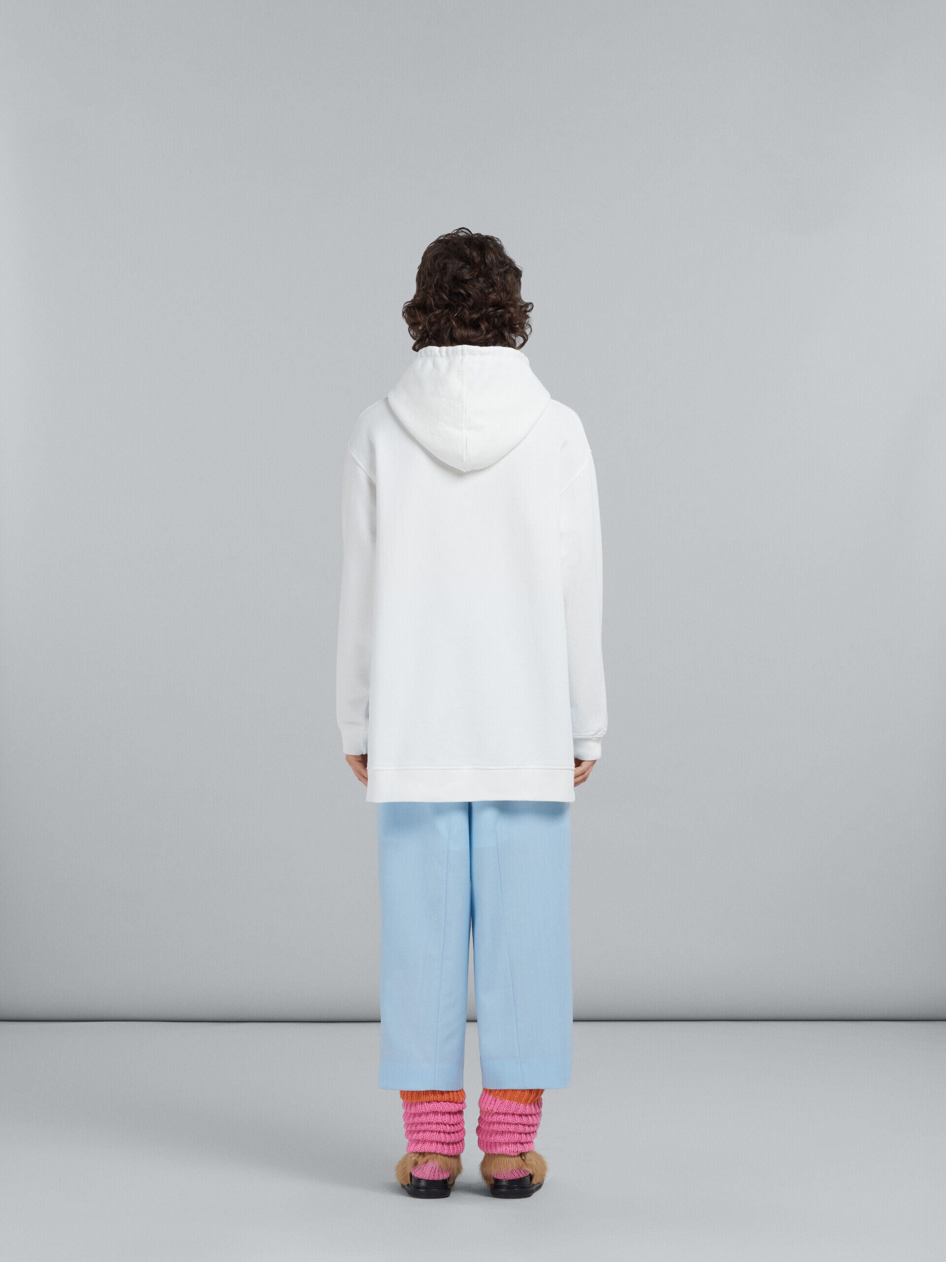 MARNI WOMEN'S LIGHT BLUE WIDE-LEG TROUSERS