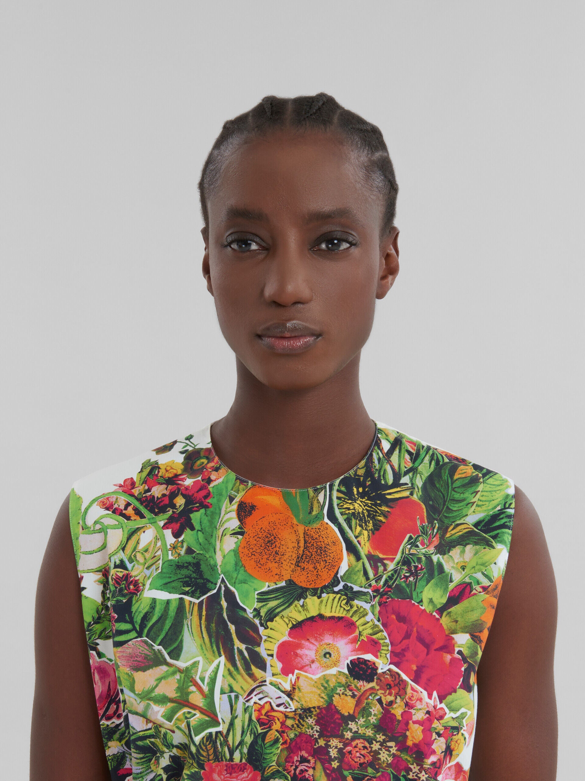 MARNI WOMEN'S FLORAL PRINT SLEEVELESS TOP