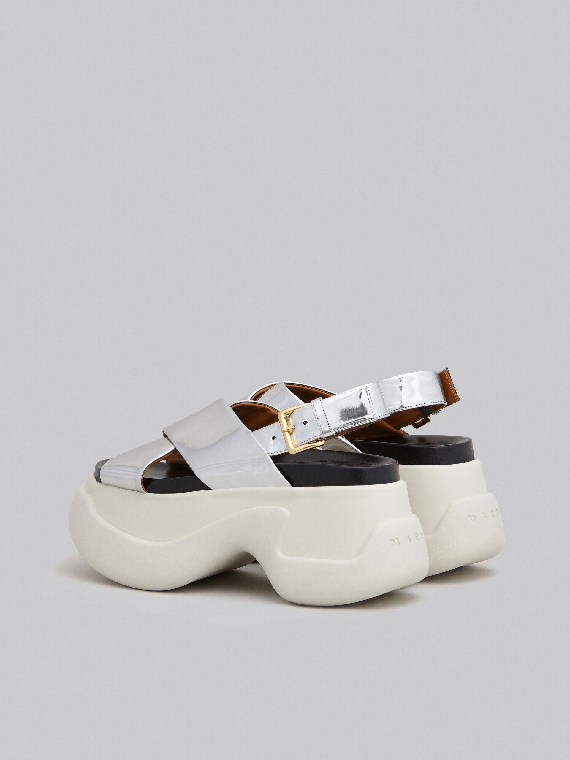 MARNI WOMEN'S WHITE PLATFORM SANDALS