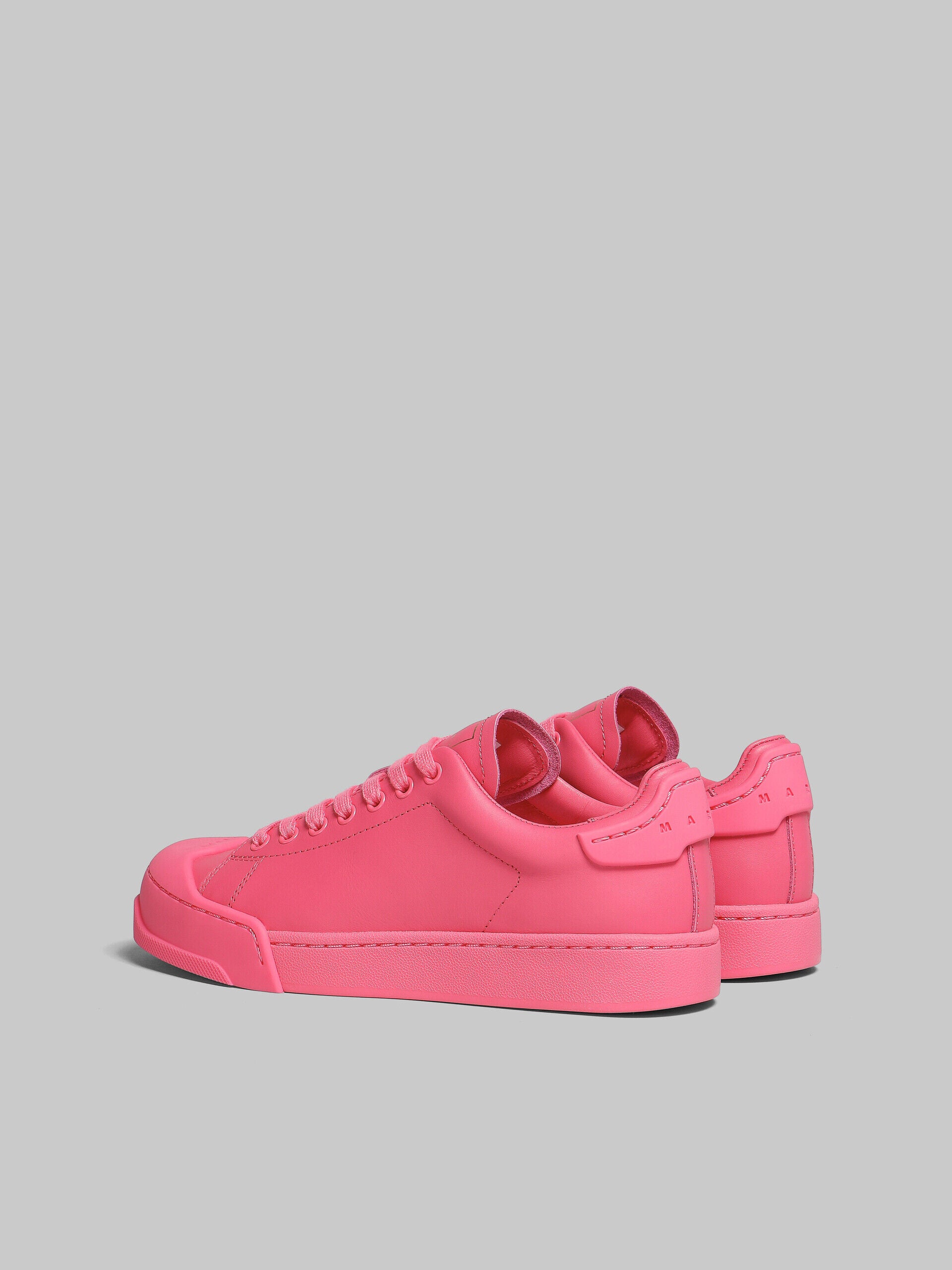 MARNI WOMEN'S BRIGHT PINK LEATHER SNEAKERS