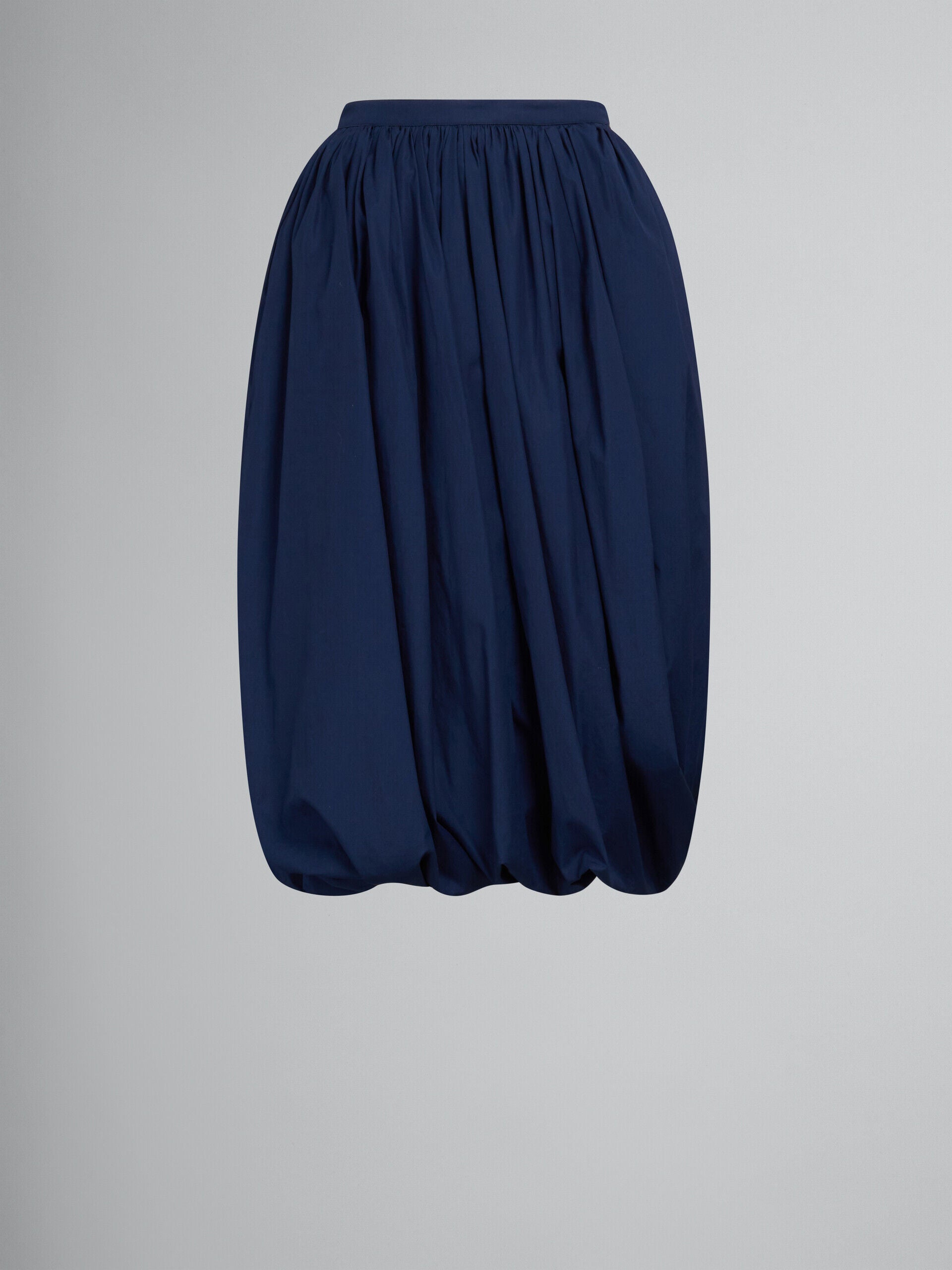 MARNI WOMEN'S NAVY BALLOON SILHOUETTE SKIRT