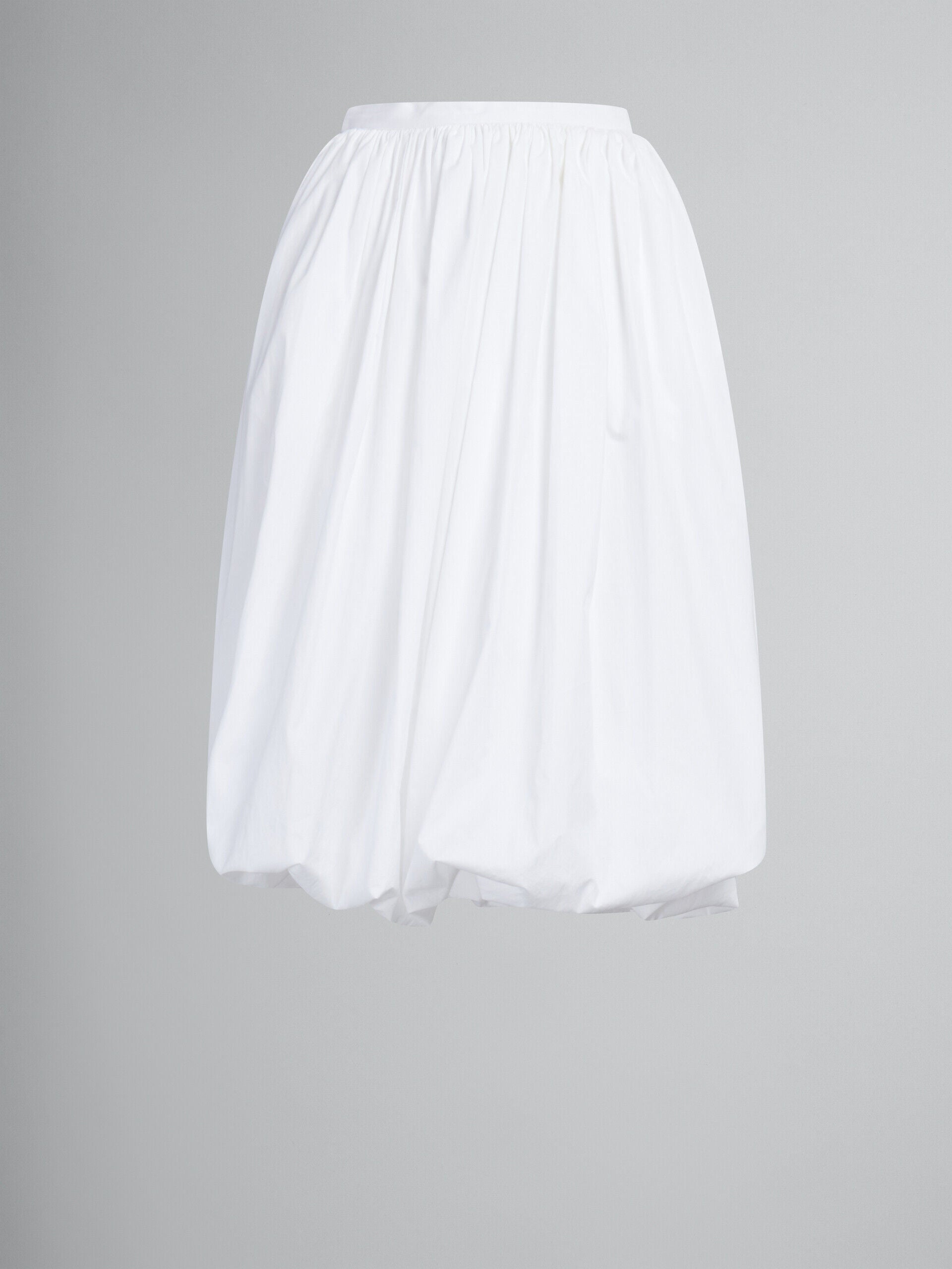 MARNI WOMEN'S WHITE BALLOON SILHOUETTE SKIRT