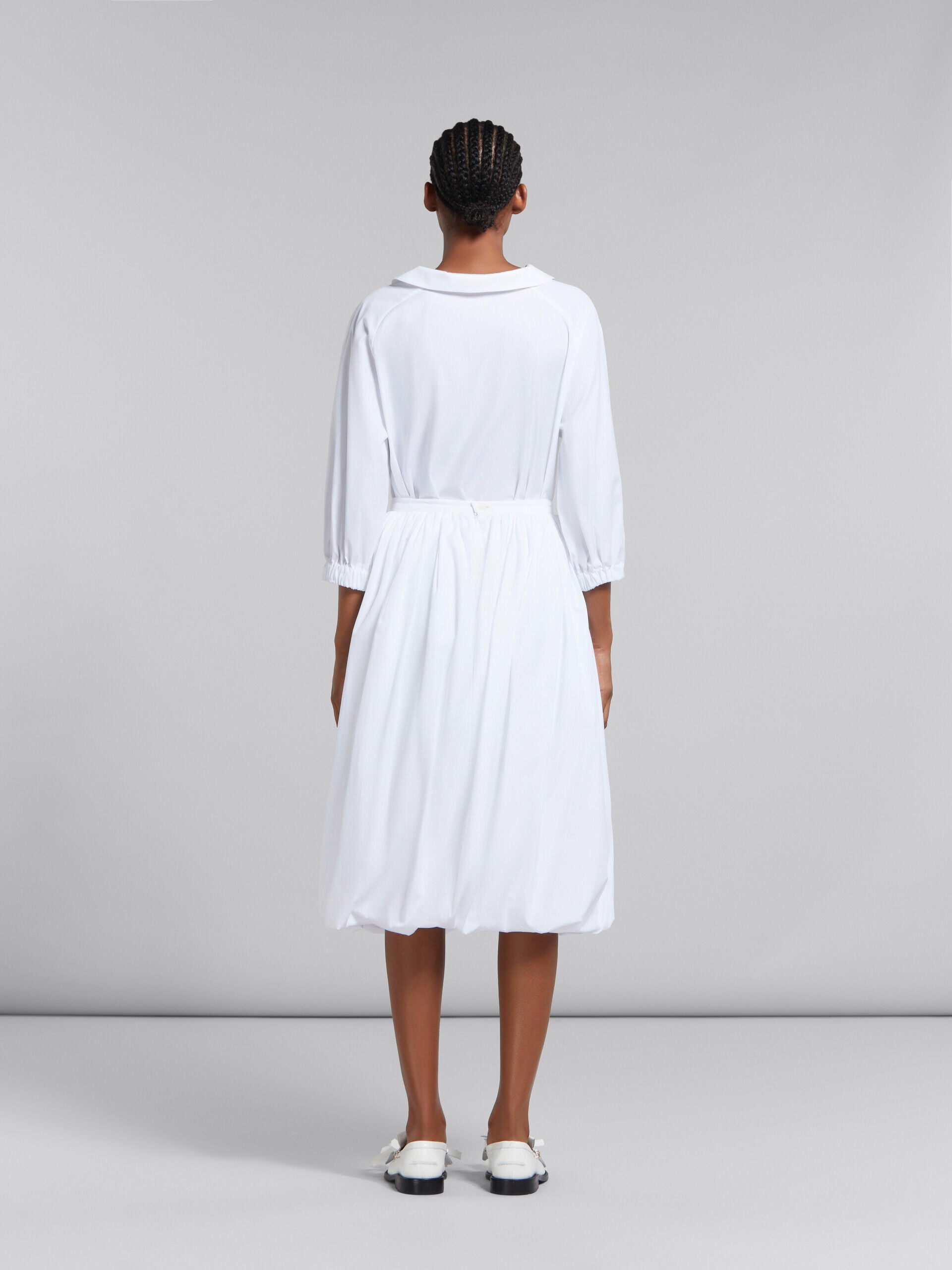 MARNI WOMEN'S WHITE BALLOON SILHOUETTE SKIRT