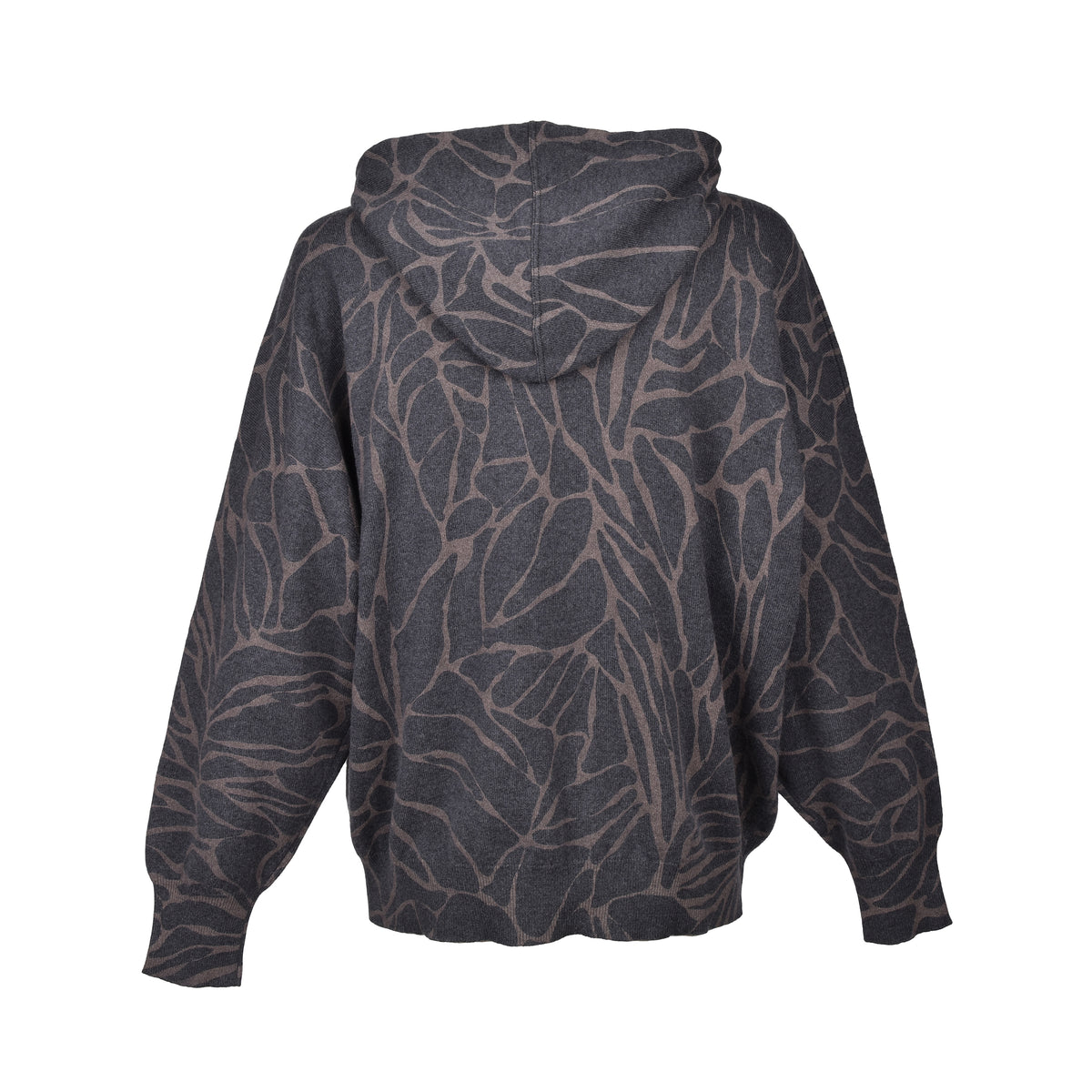 BRUNELLO CUCINELLI WOMEN'S BLACK CASHMERE BLEND HOODIE