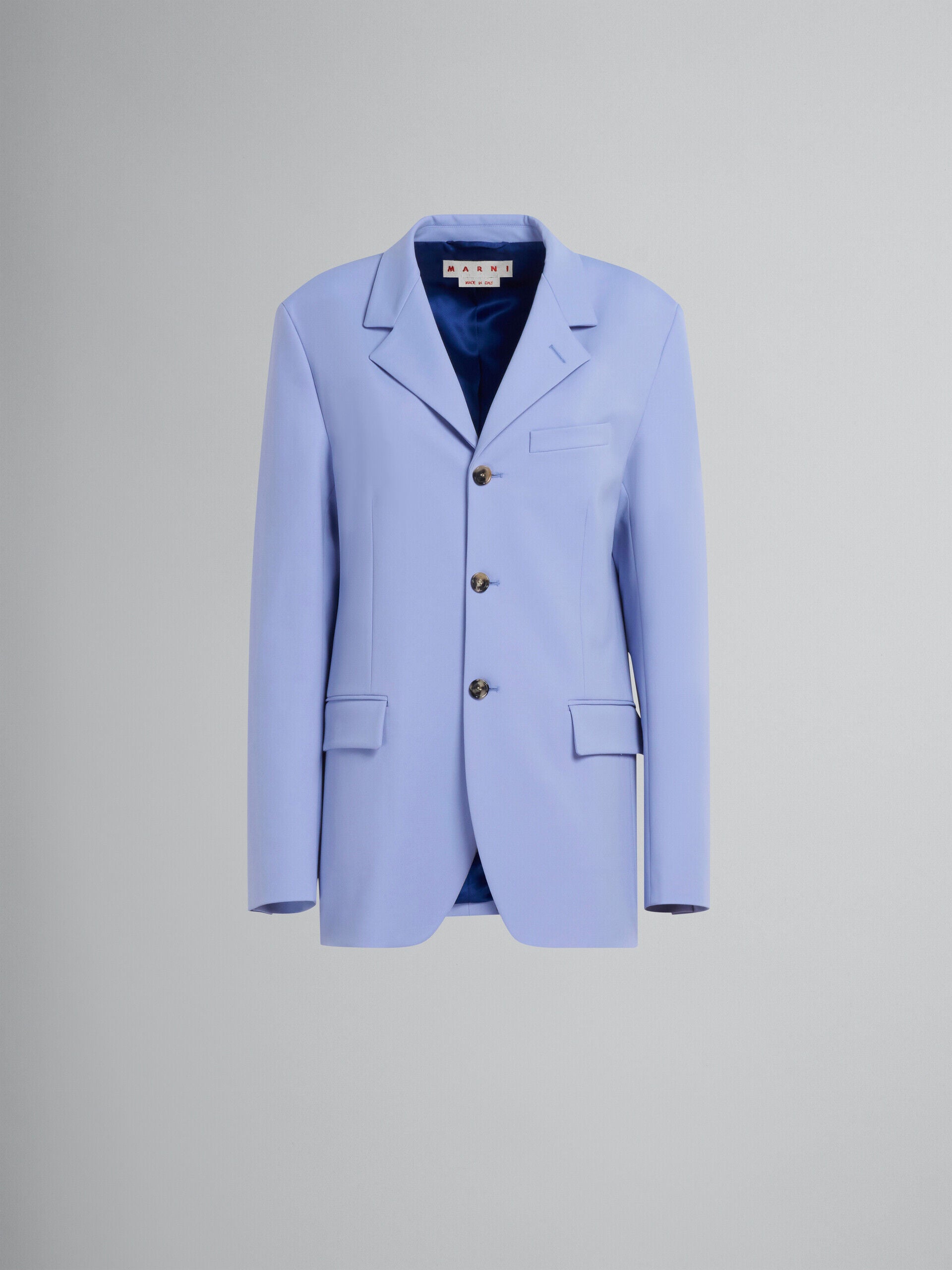 MARNI WOMEN'S LILAC TAILORED BLAZER WITH BUTTONS
