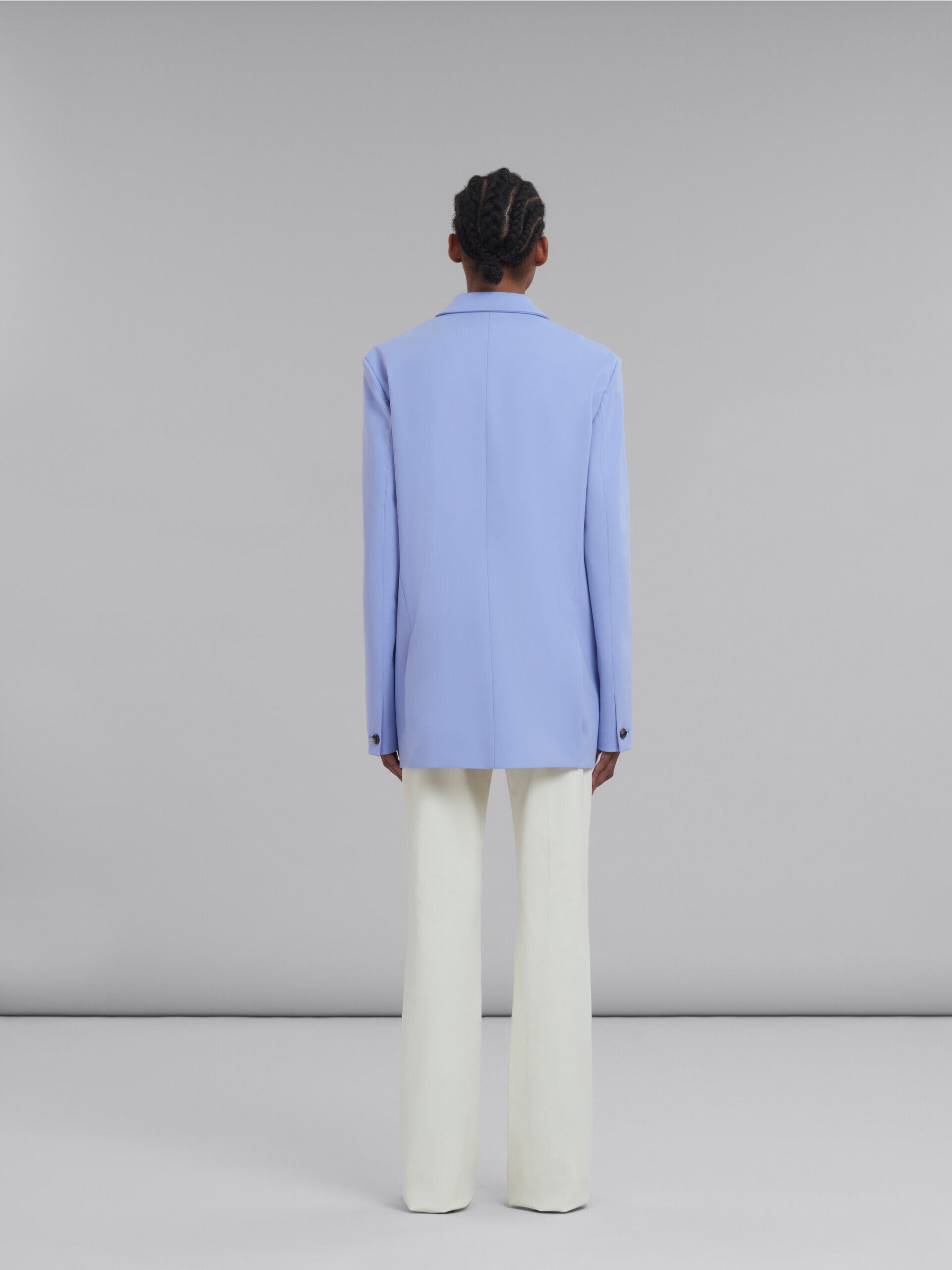 MARNI WOMEN'S LILAC TAILORED BLAZER WITH BUTTONS