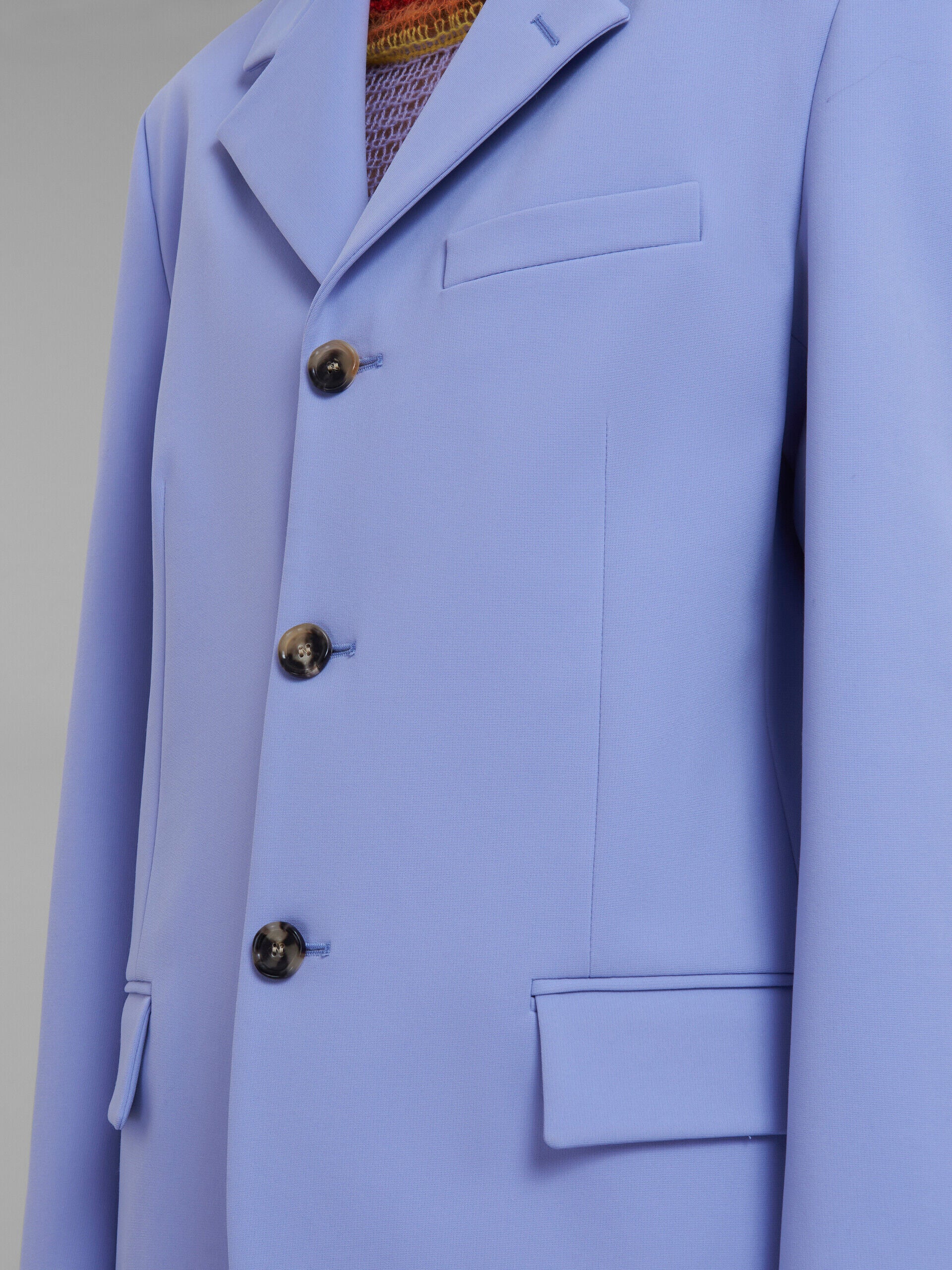 MARNI WOMEN'S LILAC TAILORED BLAZER WITH BUTTONS