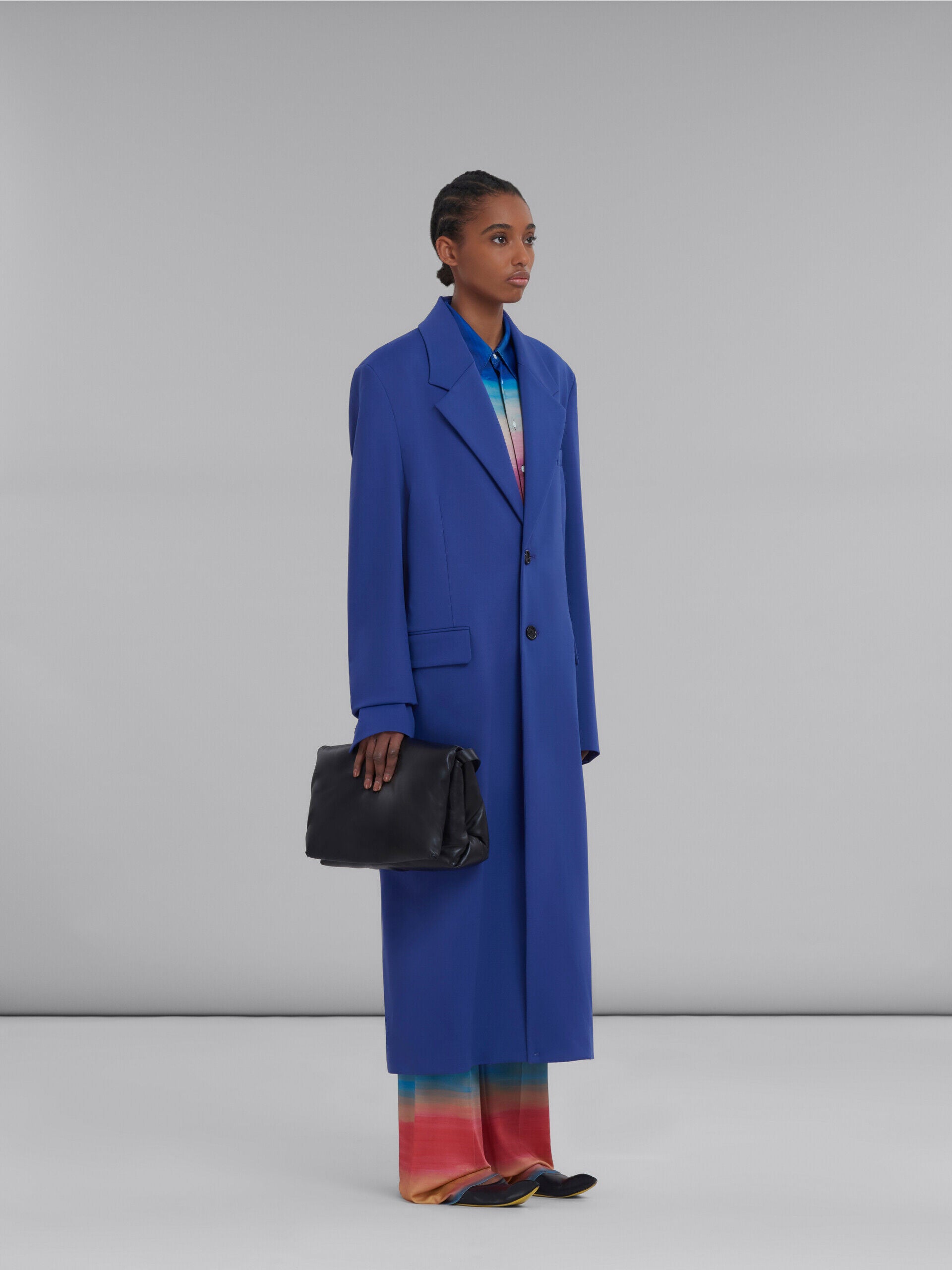 MARNI WOMEN'S MULTICOLOR STRIPED WIDE-LEG TROUSERS