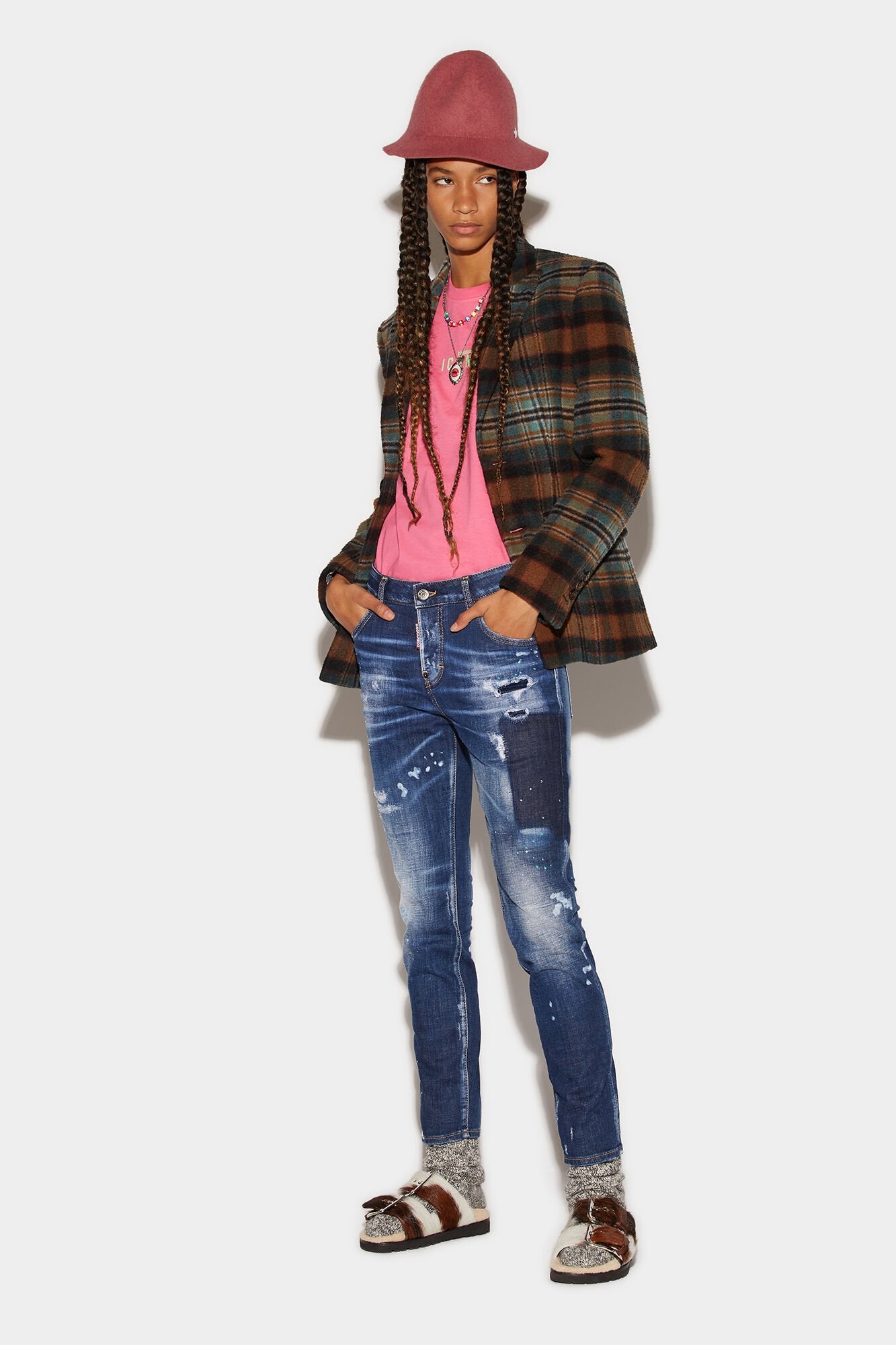 DSQUARED2 WOMEN'S PANTS S72LB0548_S30342_470 NWT