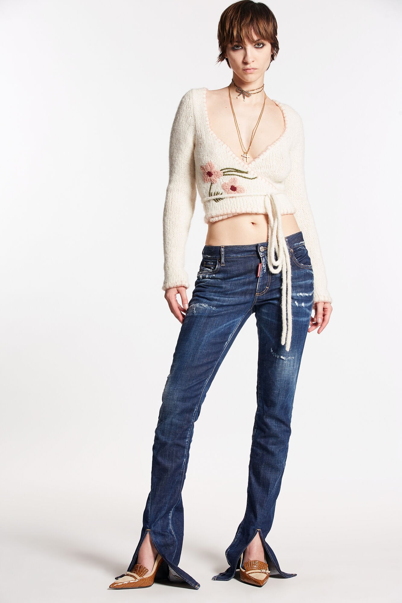 DSQUARED2 WOMEN'S PANTS S72LB0655_S30342_470 NWT