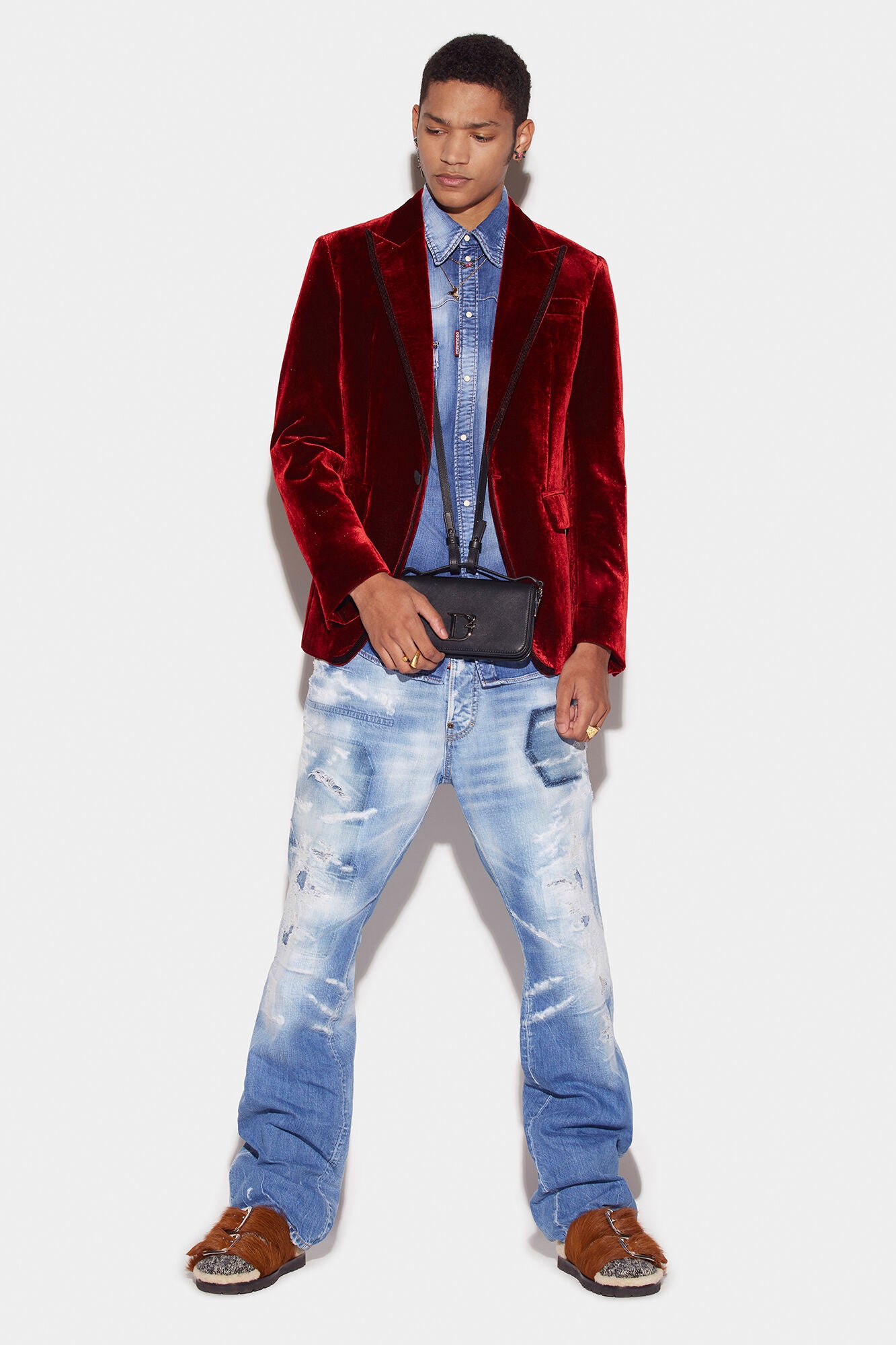 DSQUARED2 MEN'S JACKET S74BN1137_S54819_229 NWT