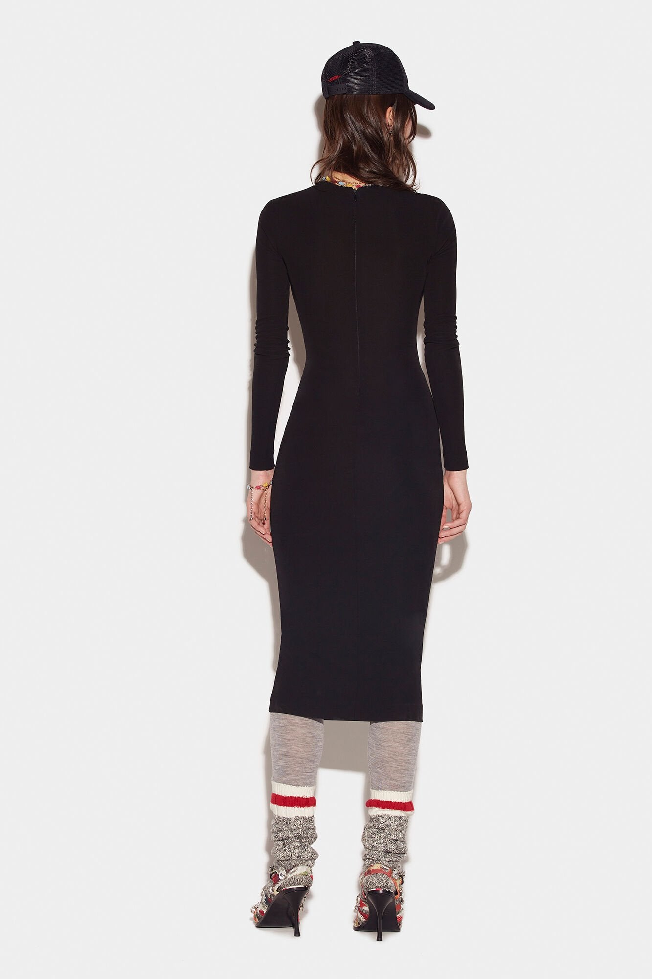 DSQUARED2 WOMEN'S DRESS S75CV0572_S22679_900 NWT