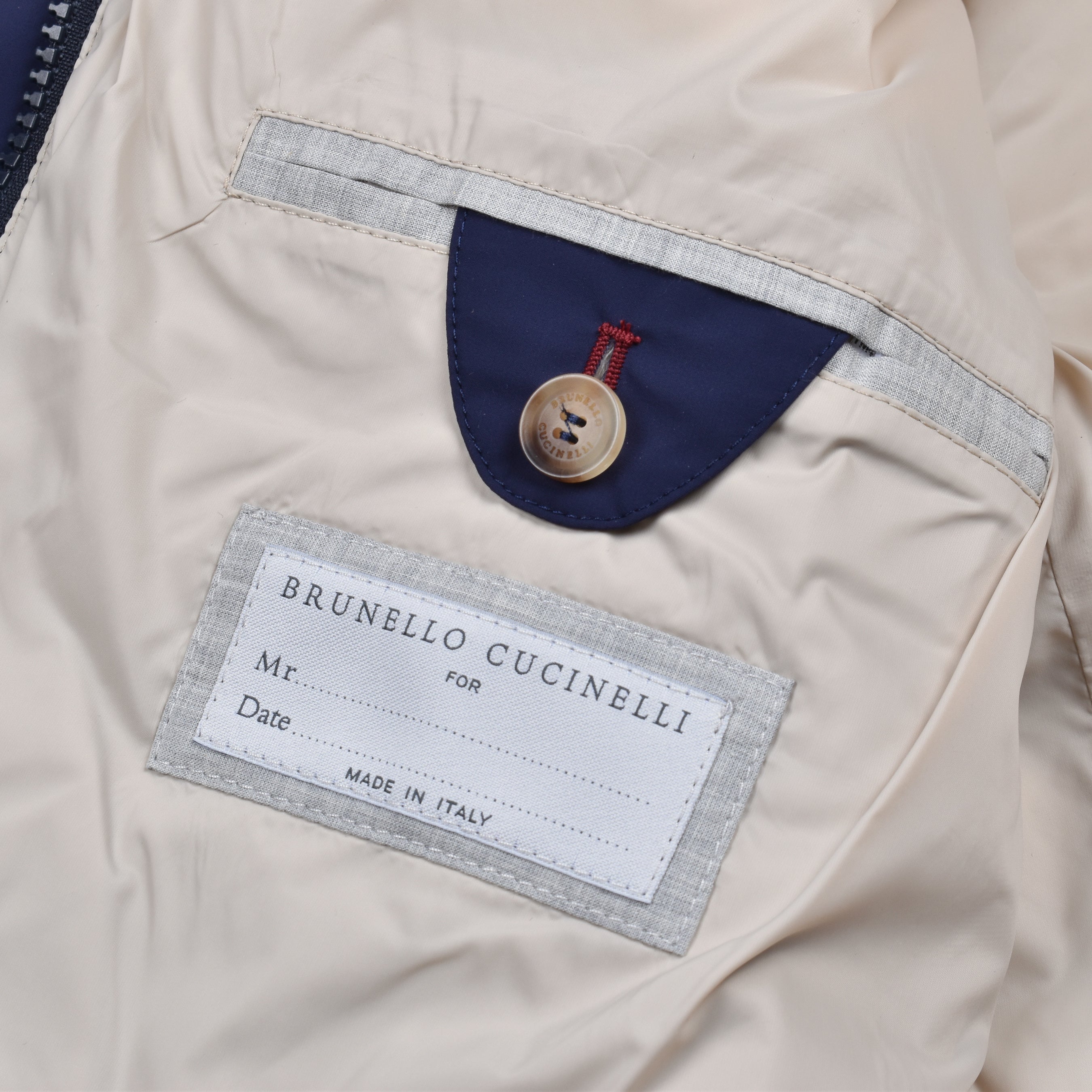BRUNELLO CUCINELLI MEN'S INDIGO QUILTED DOWN PUFFER JACKET