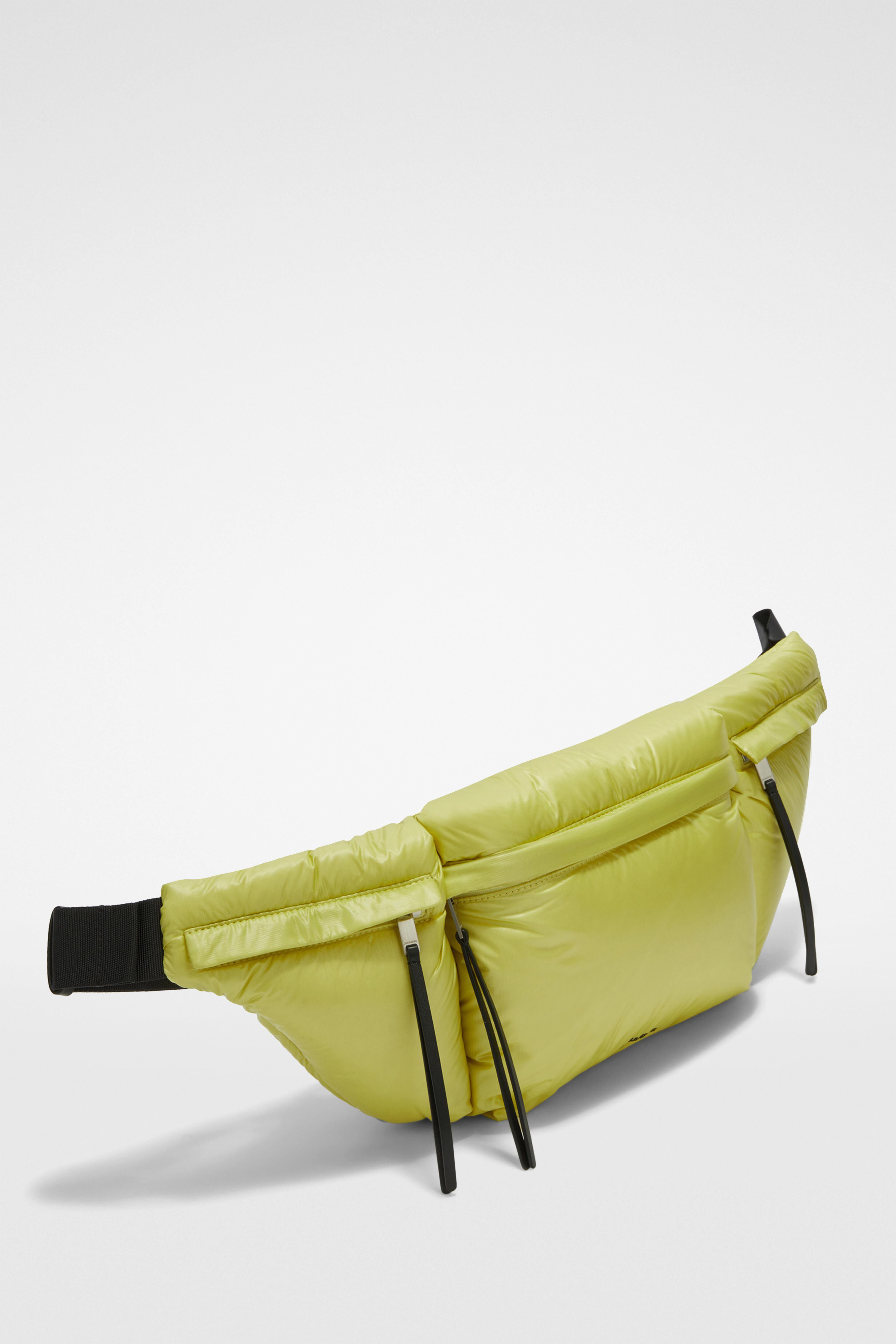 JIL SANDER WOMEN'S ACID GREEN PADDED POUCH BAG