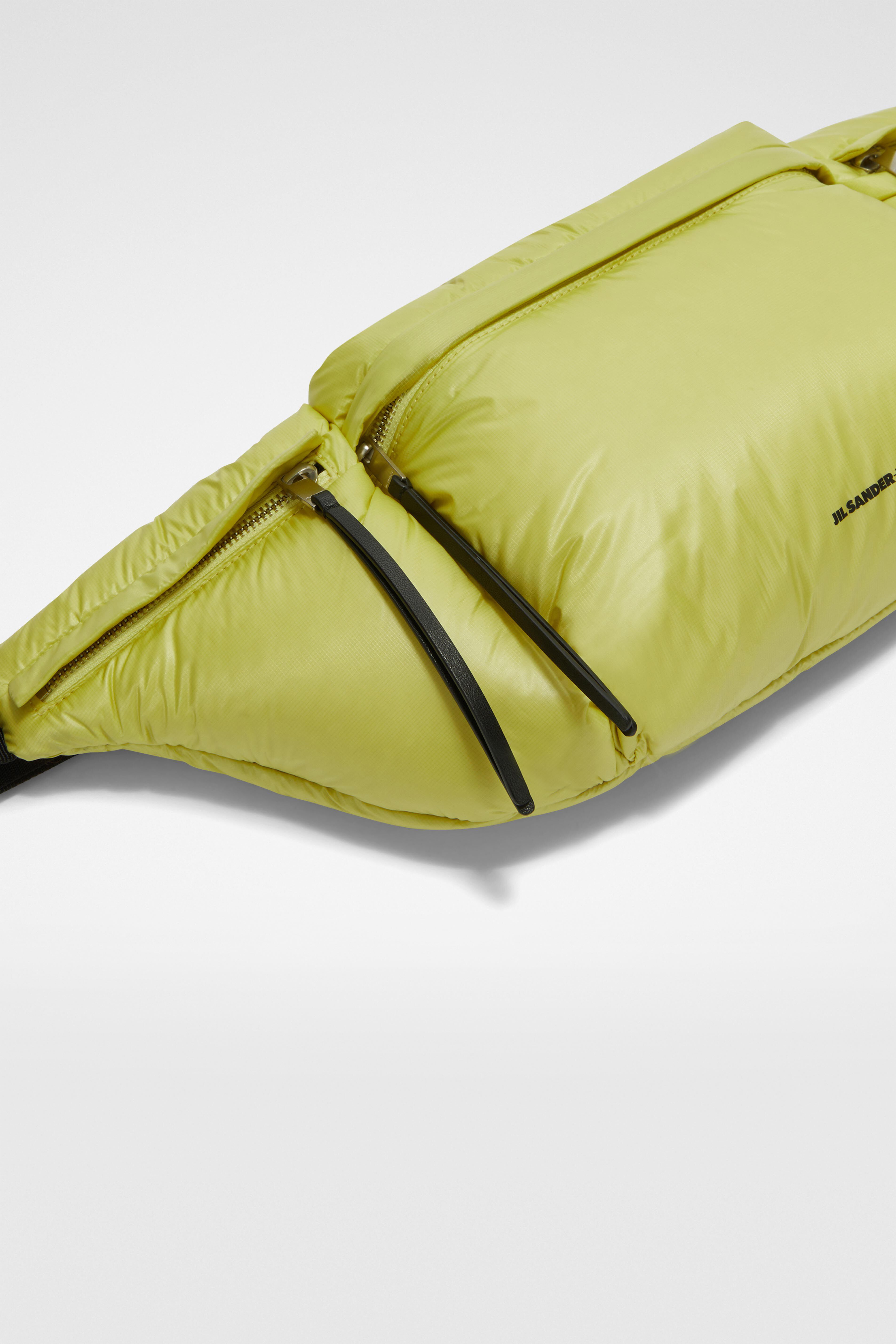 JIL SANDER WOMEN'S ACID GREEN PADDED POUCH BAG