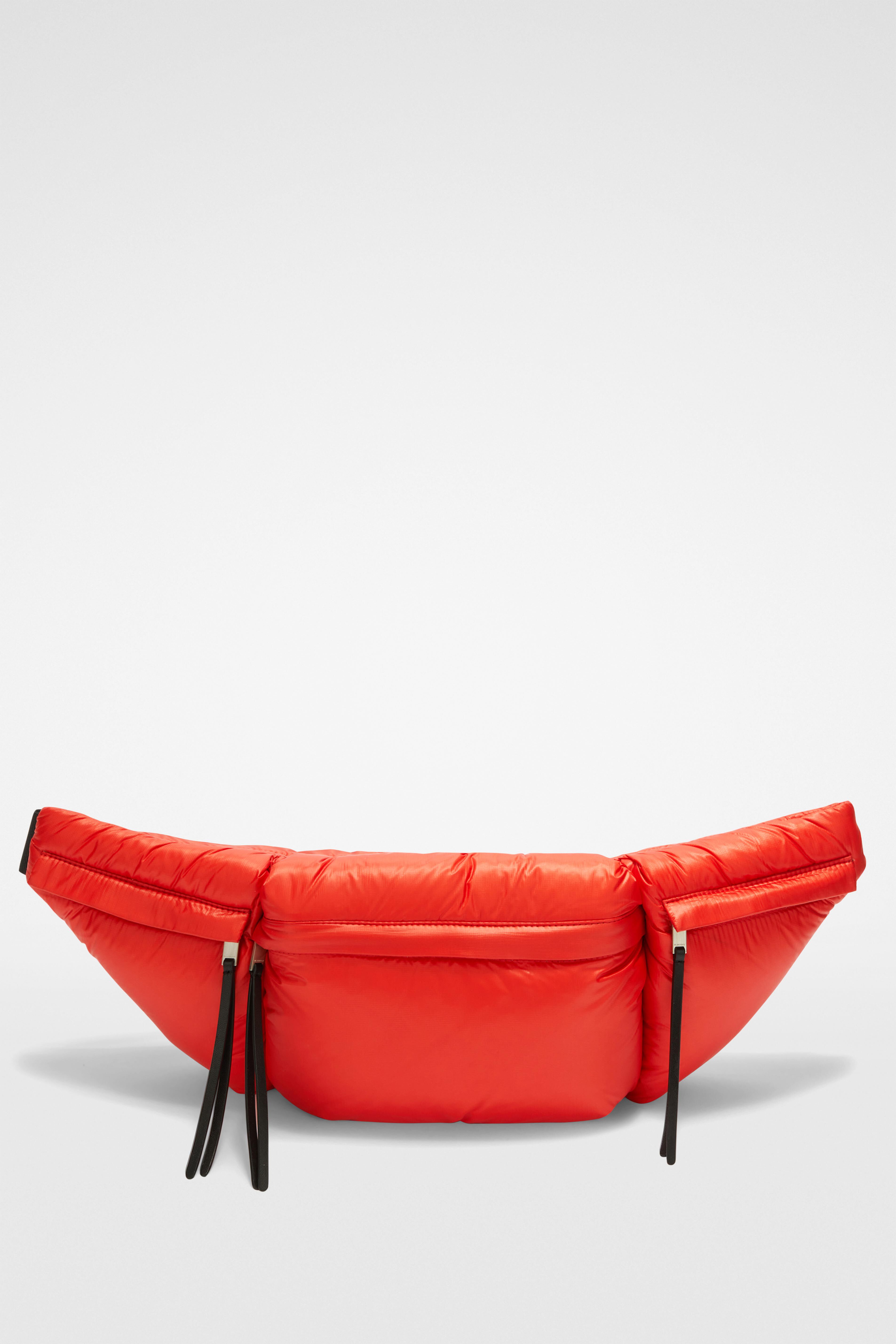 JIL SANDER WOMEN'S POPPY RED PADDED POUCH BAG