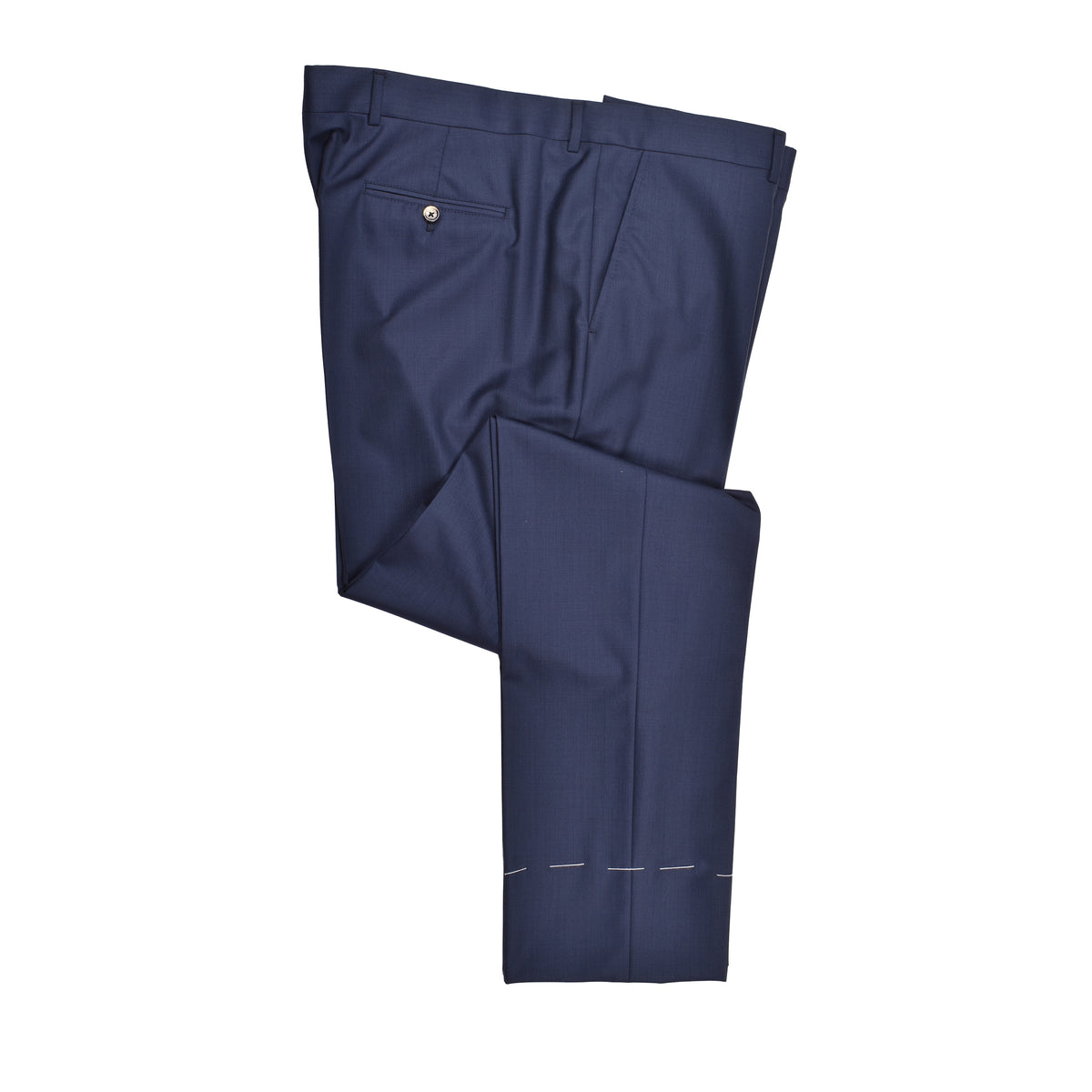 BRUNELLO CUCINELLI MEN'S COLORED BLUE VIRGIN WOOL SUIT