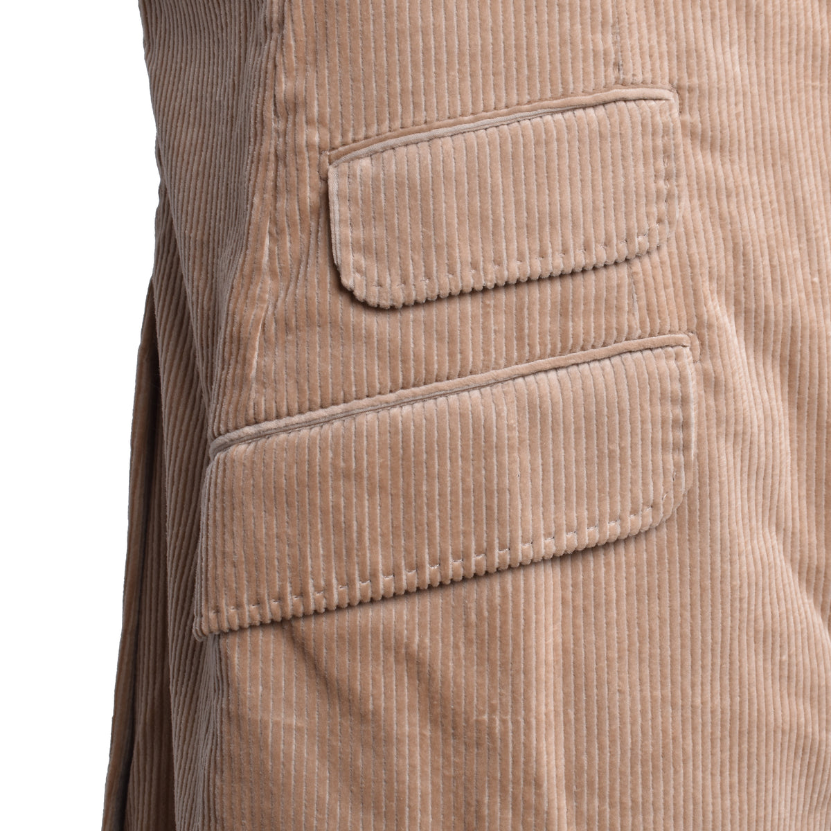 BRUNELLO CUCINELLI MEN'S CAMEL COTTON CORDUROY SUIT