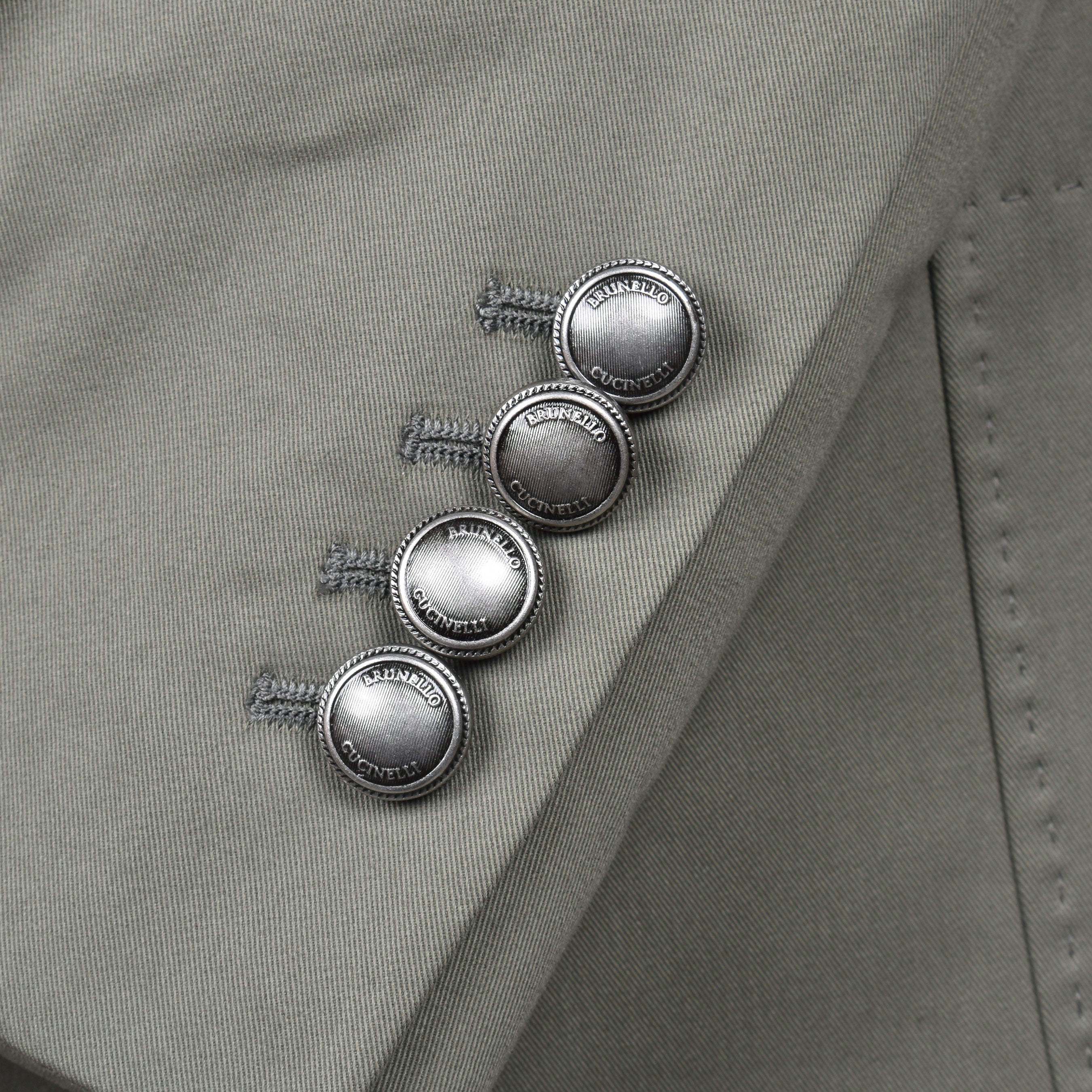 BRUNELLO CUCINELLI MEN'S SAGE DOUBLE-BREASTED LEISURE SUIT