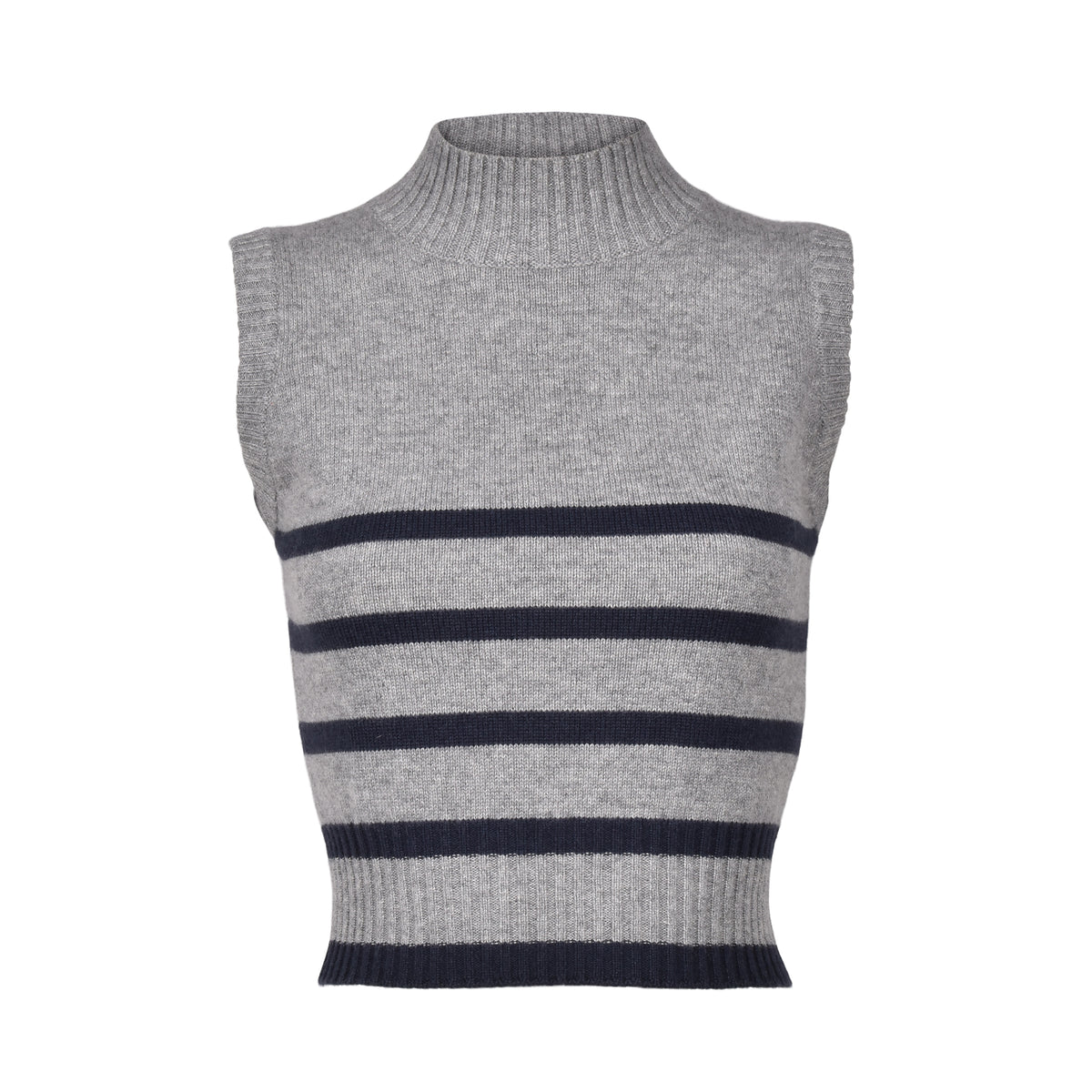 BRUNELLO CUCINELLI WOMEN'S LIGHT GREY CASHMERE SWEATER